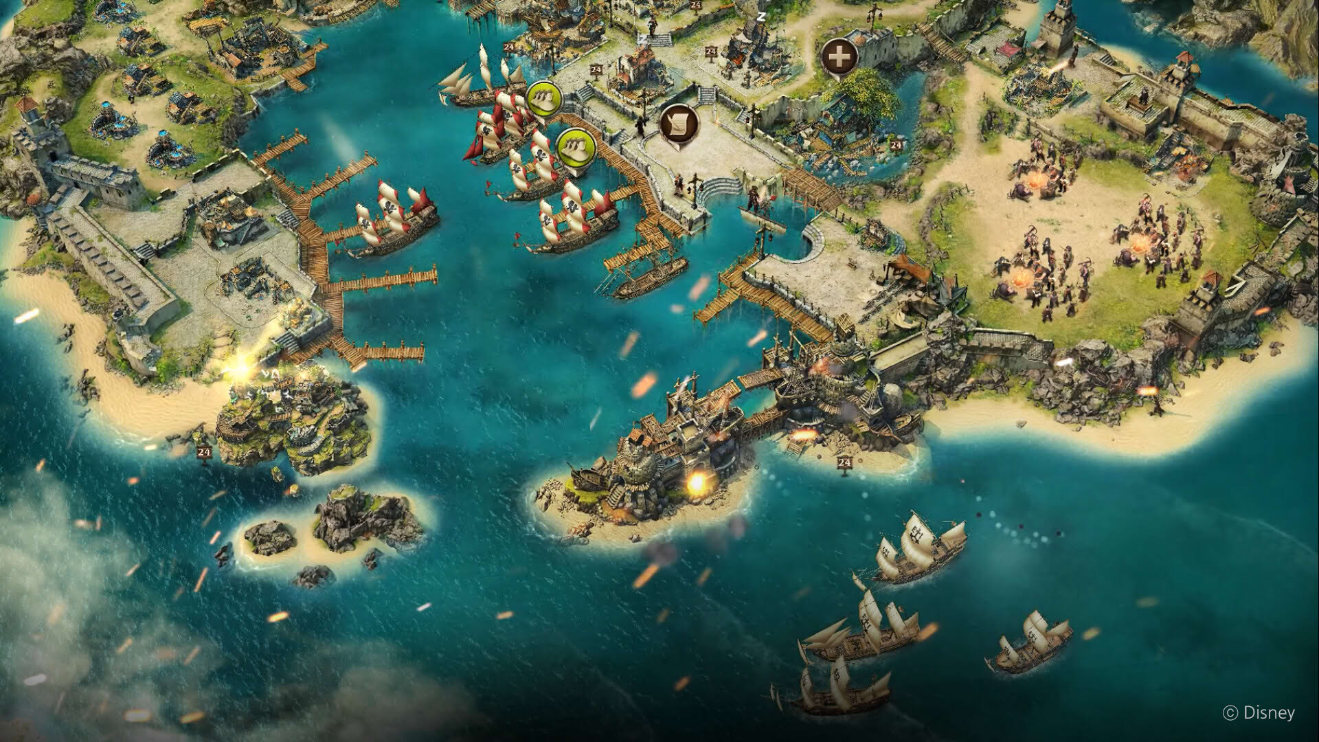Screenshot for Pirates of the Caribbean: Tides of War