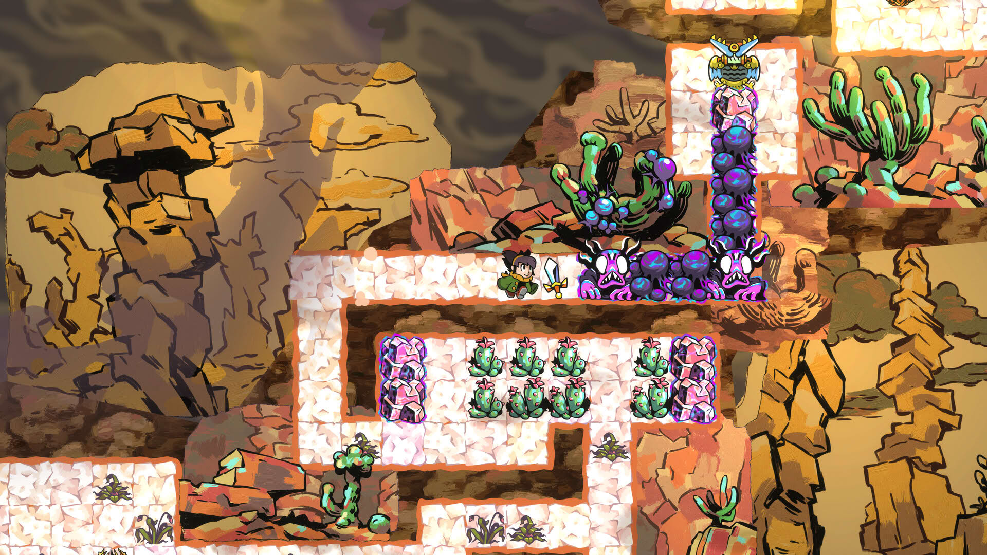 Screenshot for Arranger: A Role-Puzzling Adventure