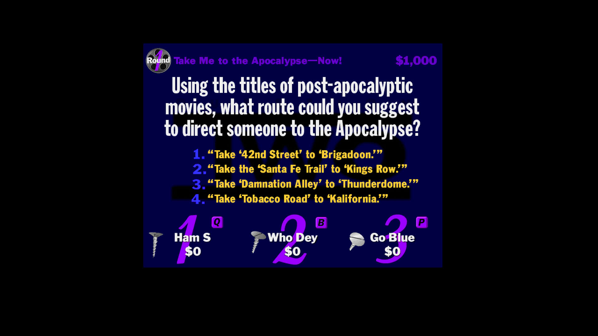 Screenshot for You Don't Know Jack Movies
