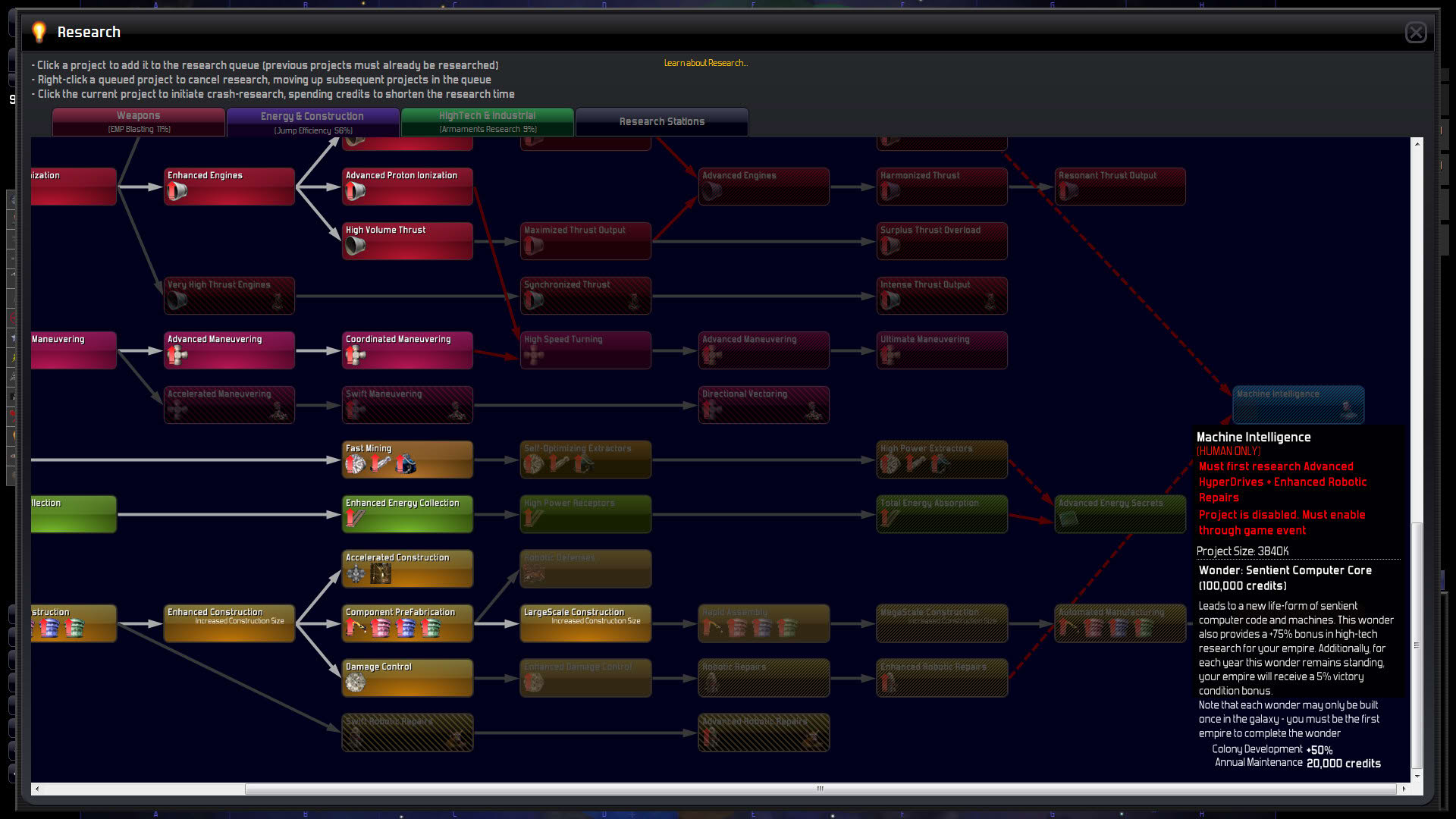 Screenshot for Distant Worlds: Universe