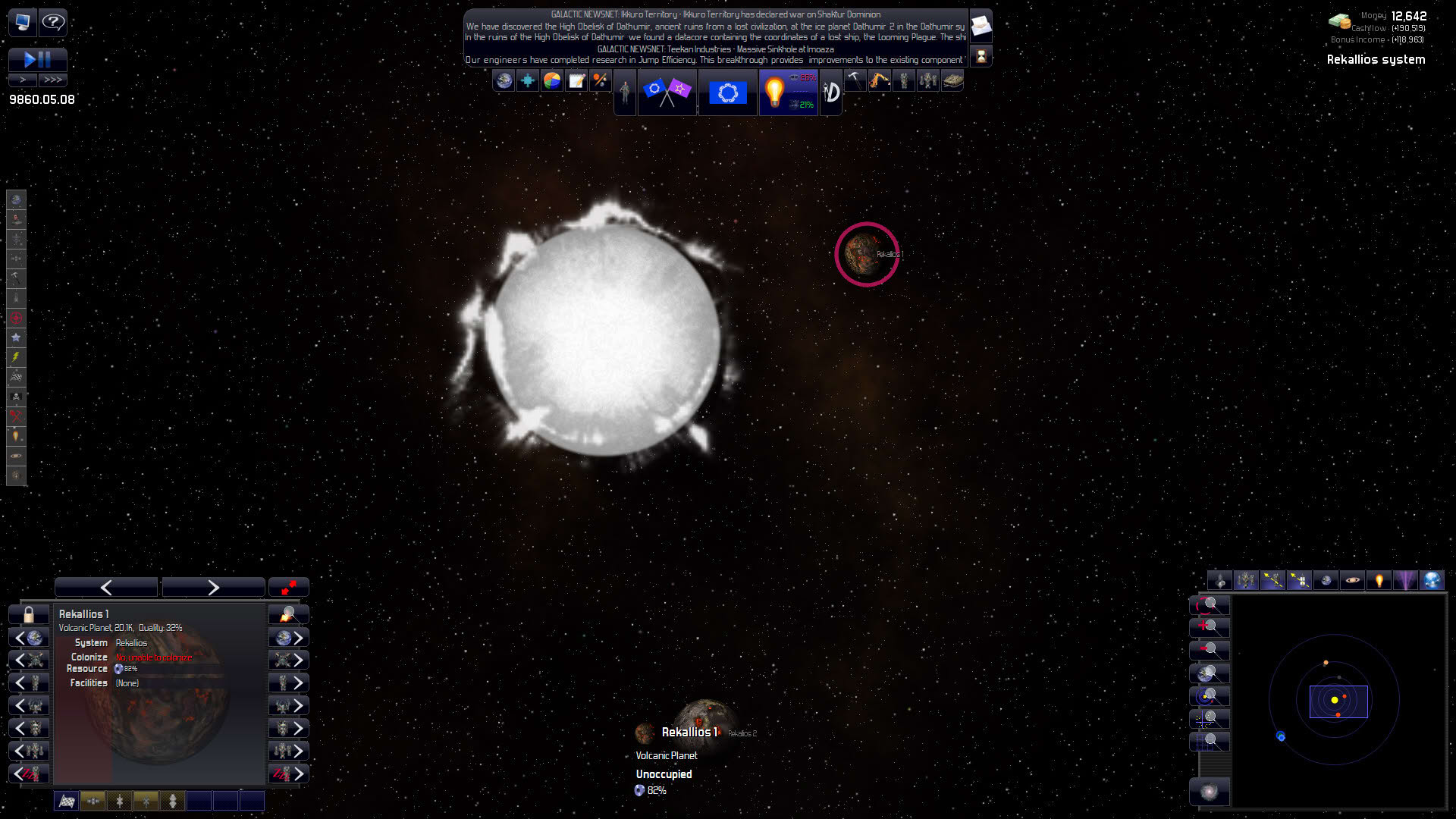 Screenshot for Distant Worlds: Universe