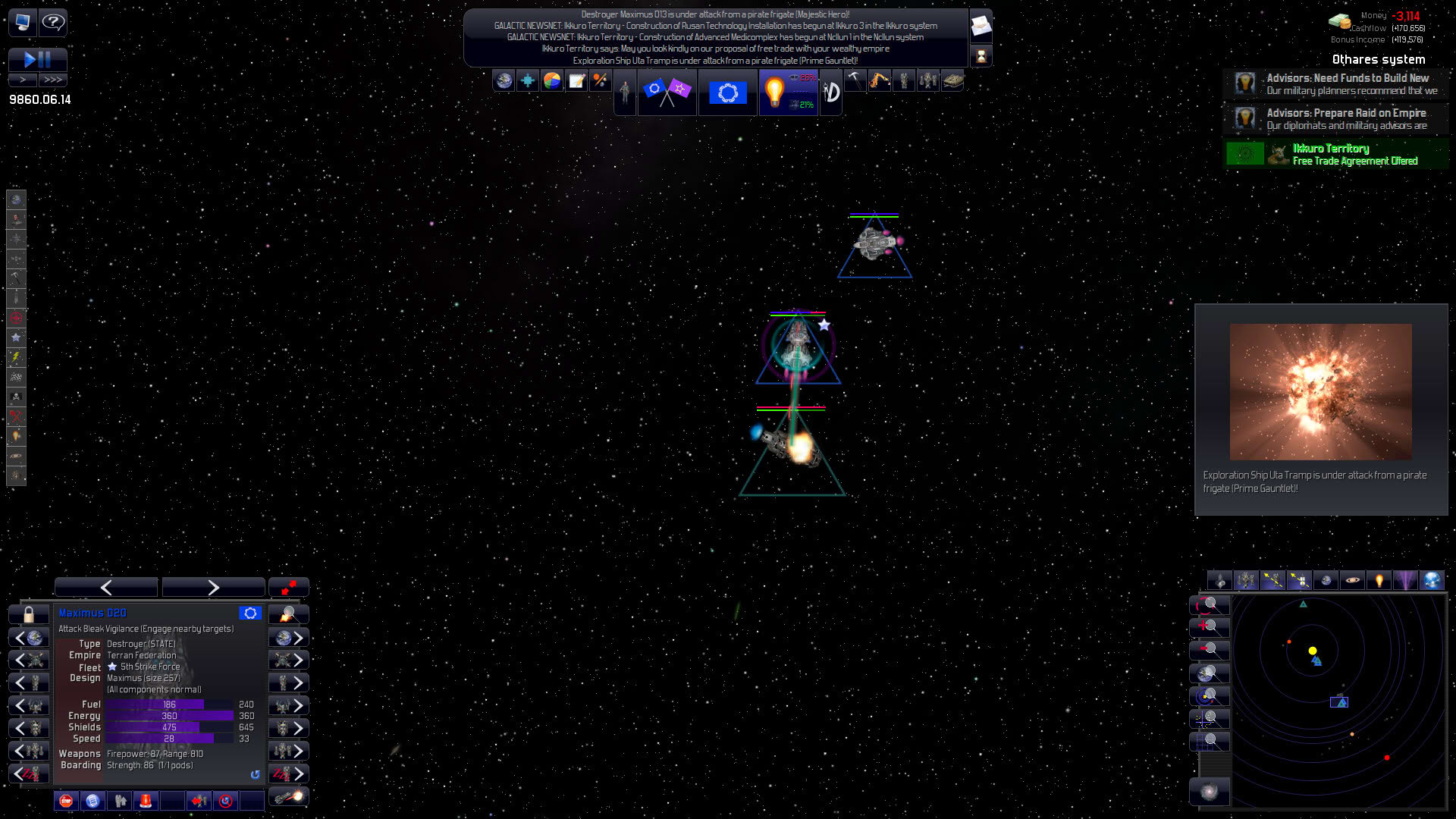 Screenshot for Distant Worlds: Universe