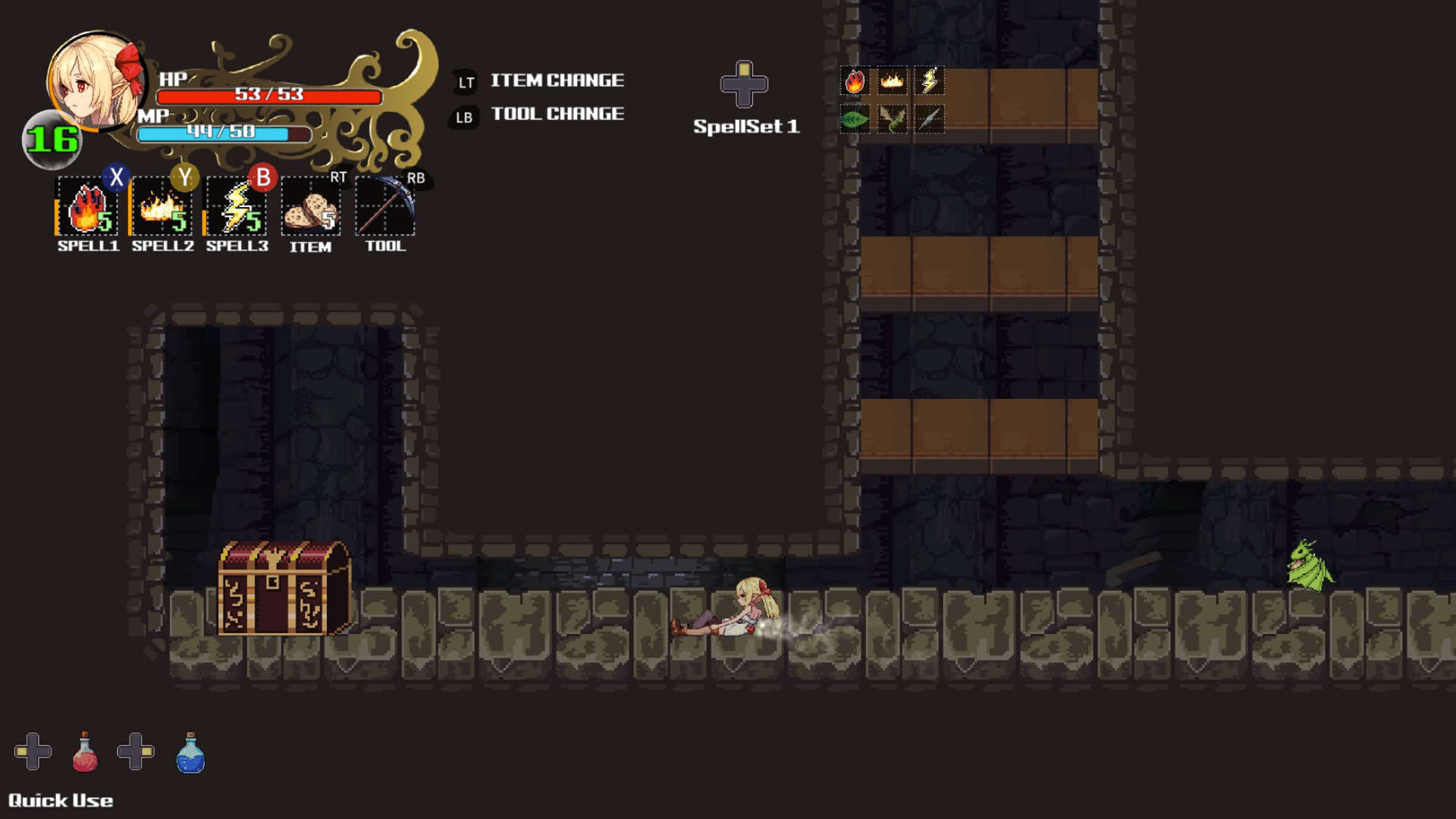 Screenshot for Witchroid Vania: A Magical Girl’s Fantastical Adventures