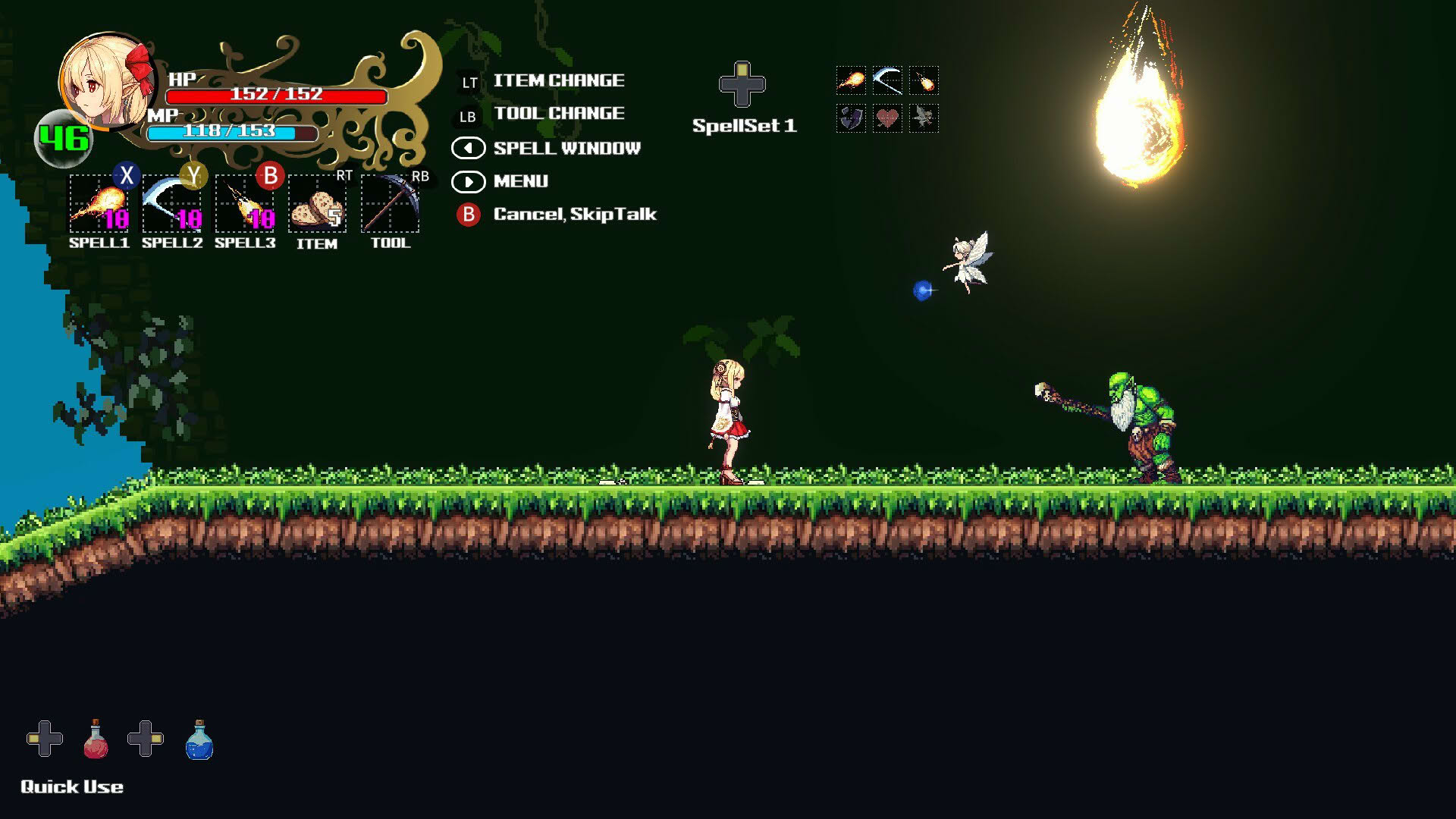 Screenshot for Witchroid Vania: A Magical Girl’s Fantastical Adventures