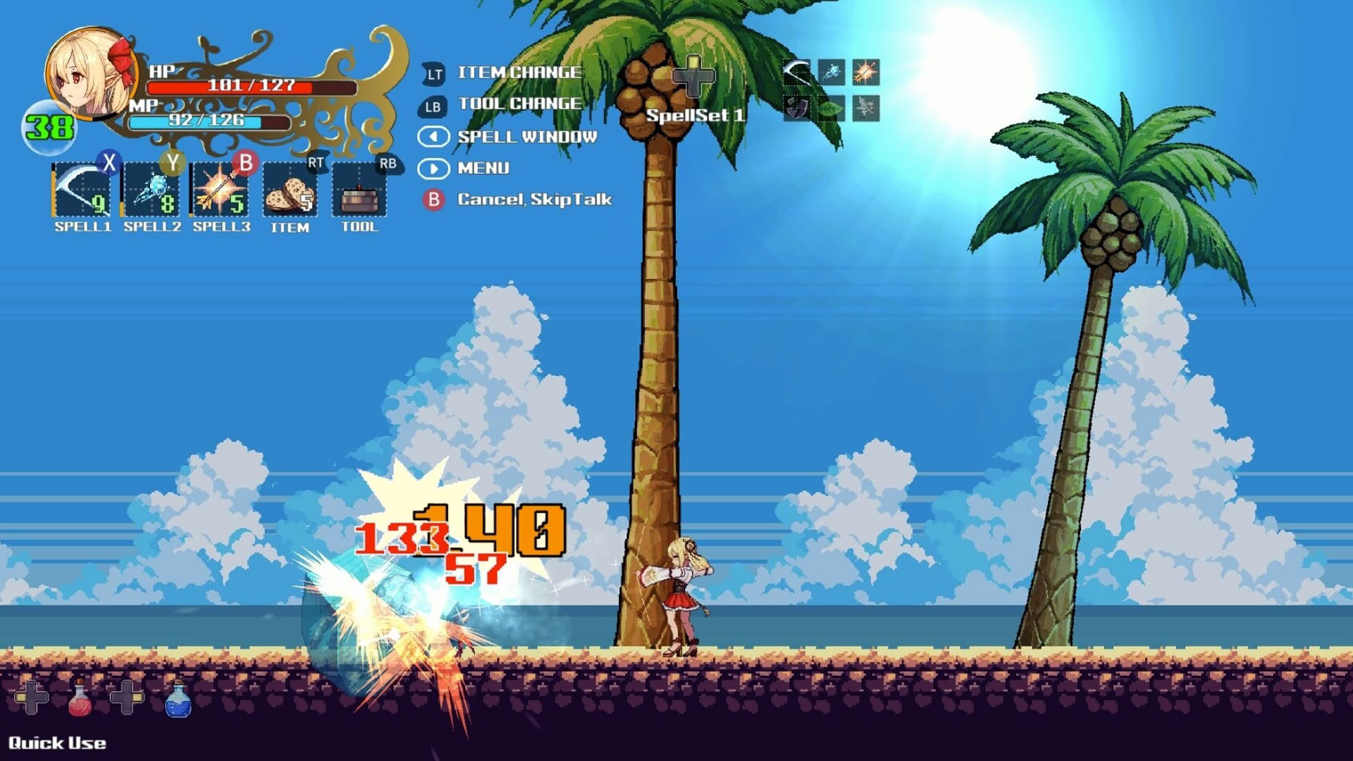 Screenshot for Witchroid Vania: A Magical Girl’s Fantastical Adventures