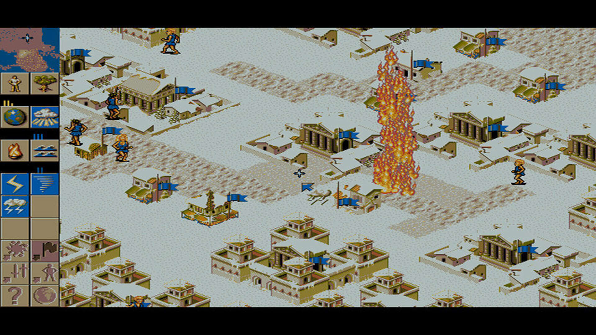 Screenshot for Populous II: Trials of the Olympian Gods
