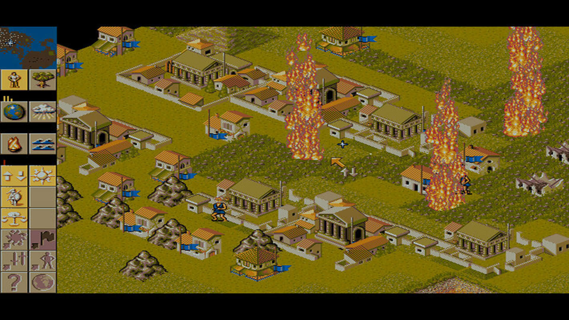 Screenshot for Populous II: Trials of the Olympian Gods