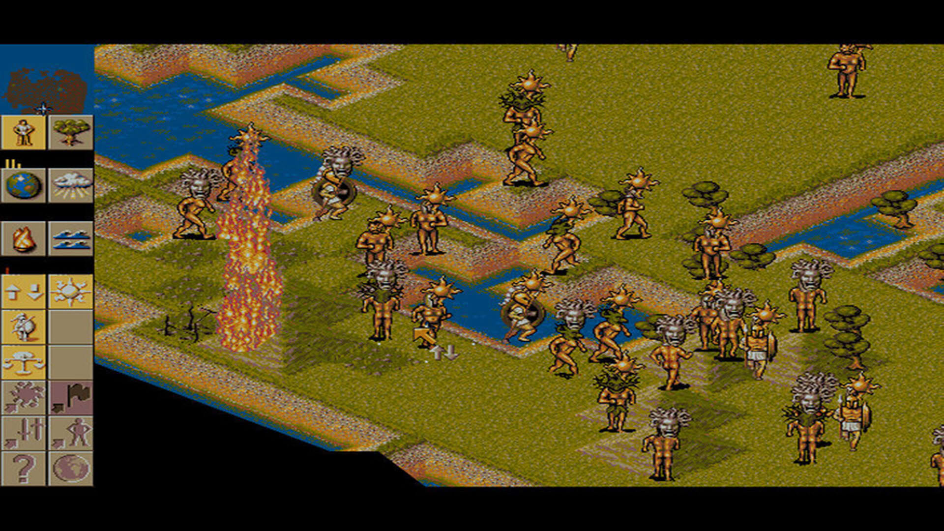 Screenshot for Populous II: Trials of the Olympian Gods