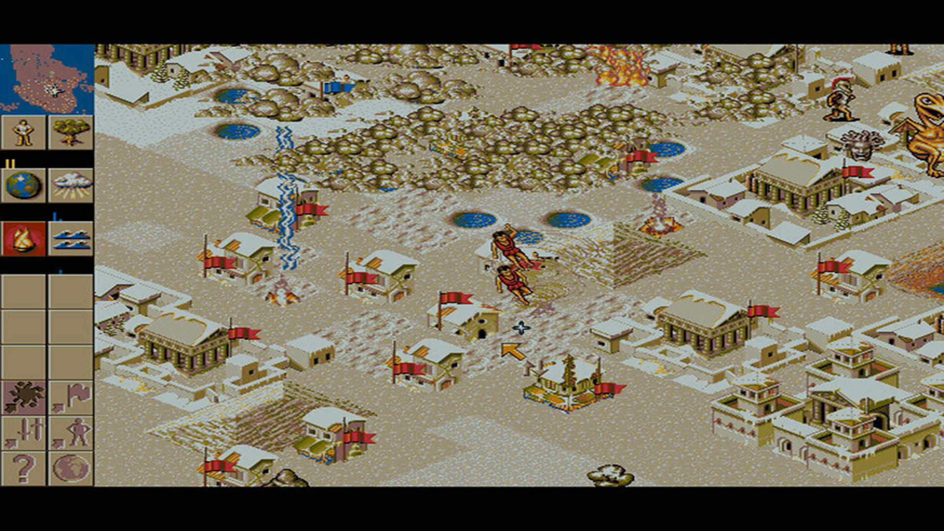 Screenshot for Populous II: Trials of the Olympian Gods
