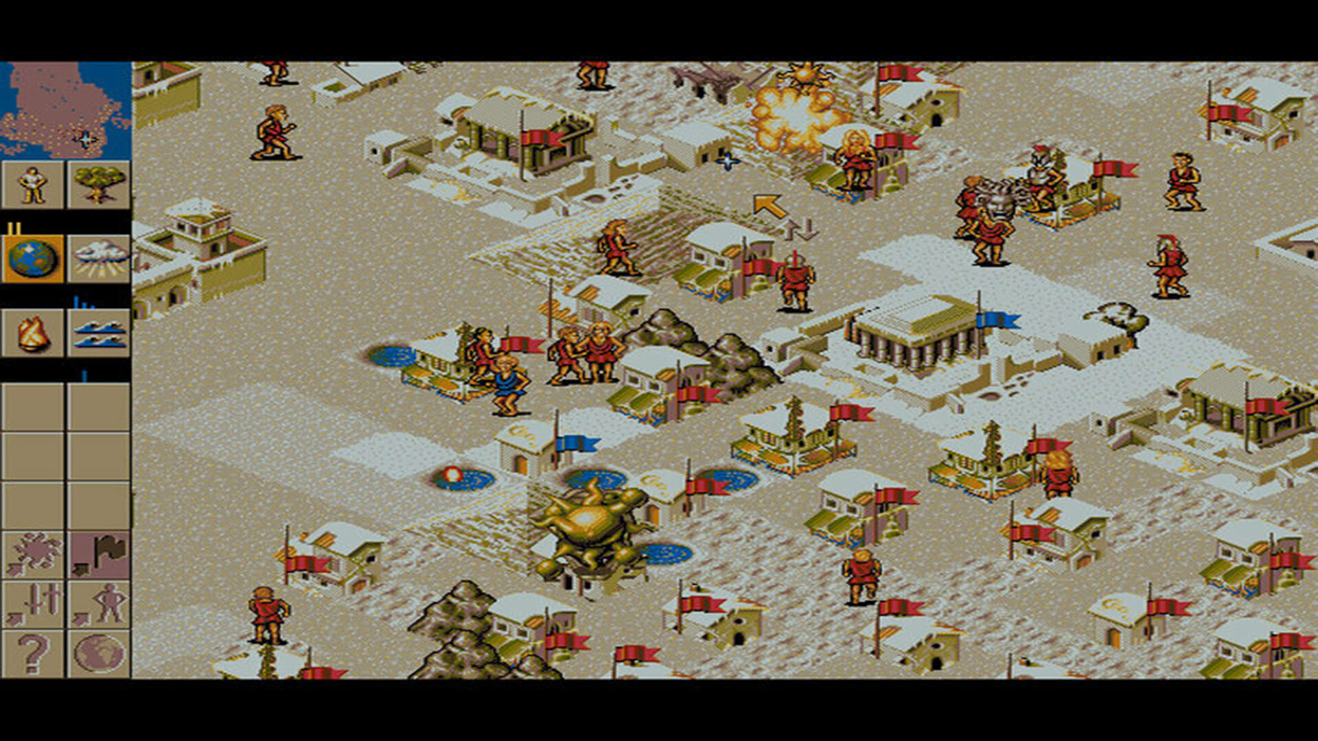 Screenshot for Populous II: Trials of the Olympian Gods