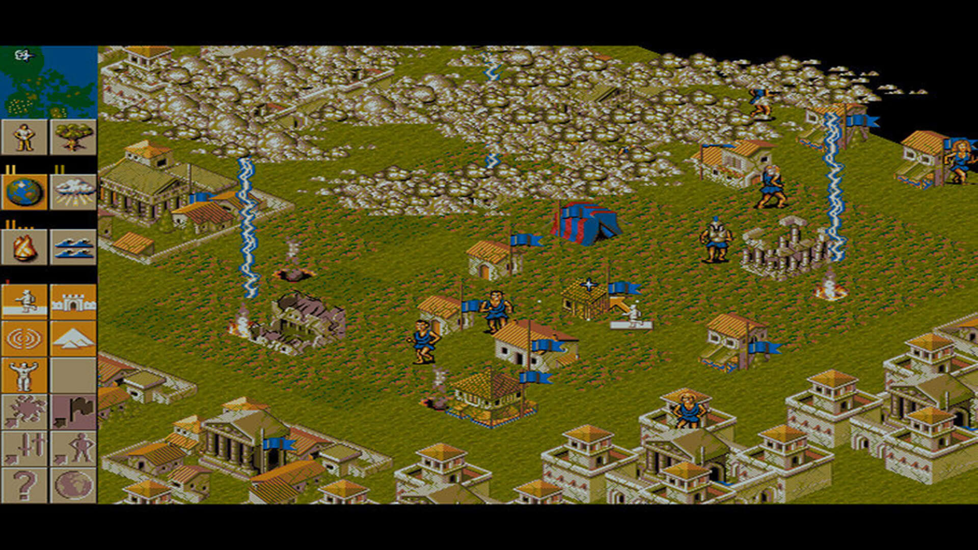 Screenshot for Populous II: Trials of the Olympian Gods
