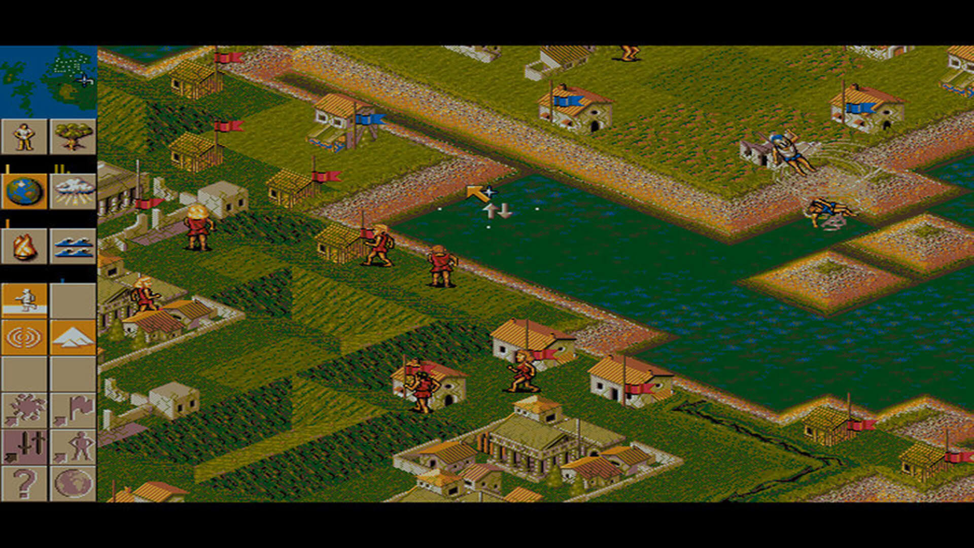 Screenshot for Populous II: Trials of the Olympian Gods