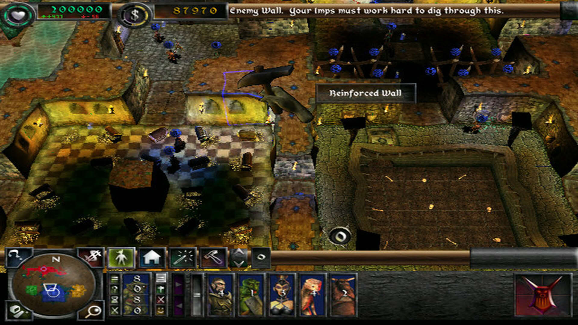 Screenshot for Dungeon Keeper 2