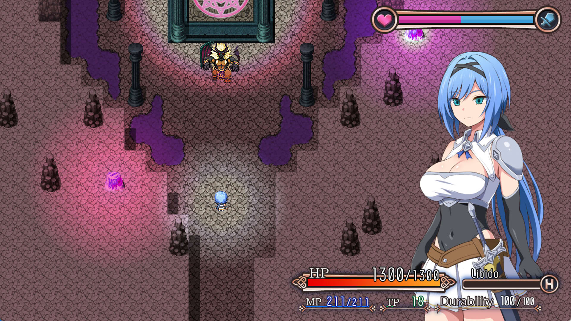 Screenshot for Nightmare Knight: Sacred Maiden & Fallen Magic