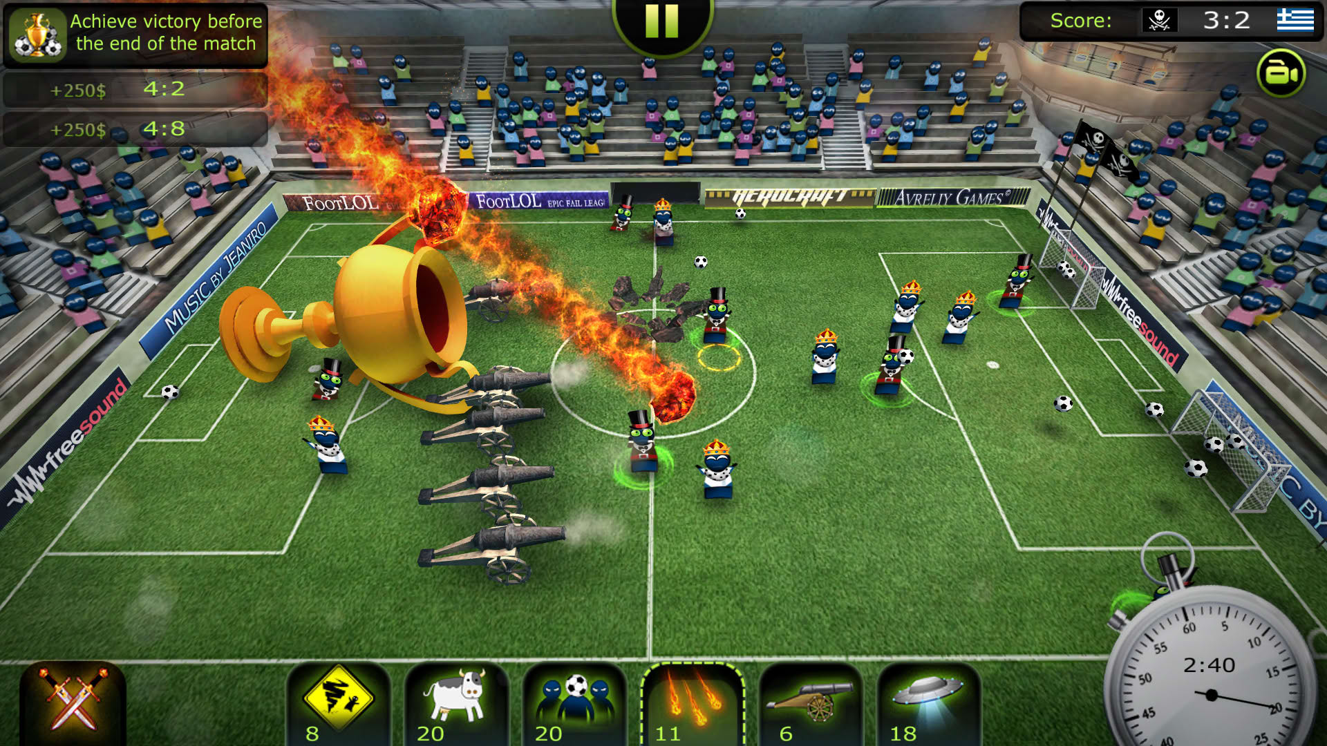 Screenshot for FootLOL: Epic Fail League