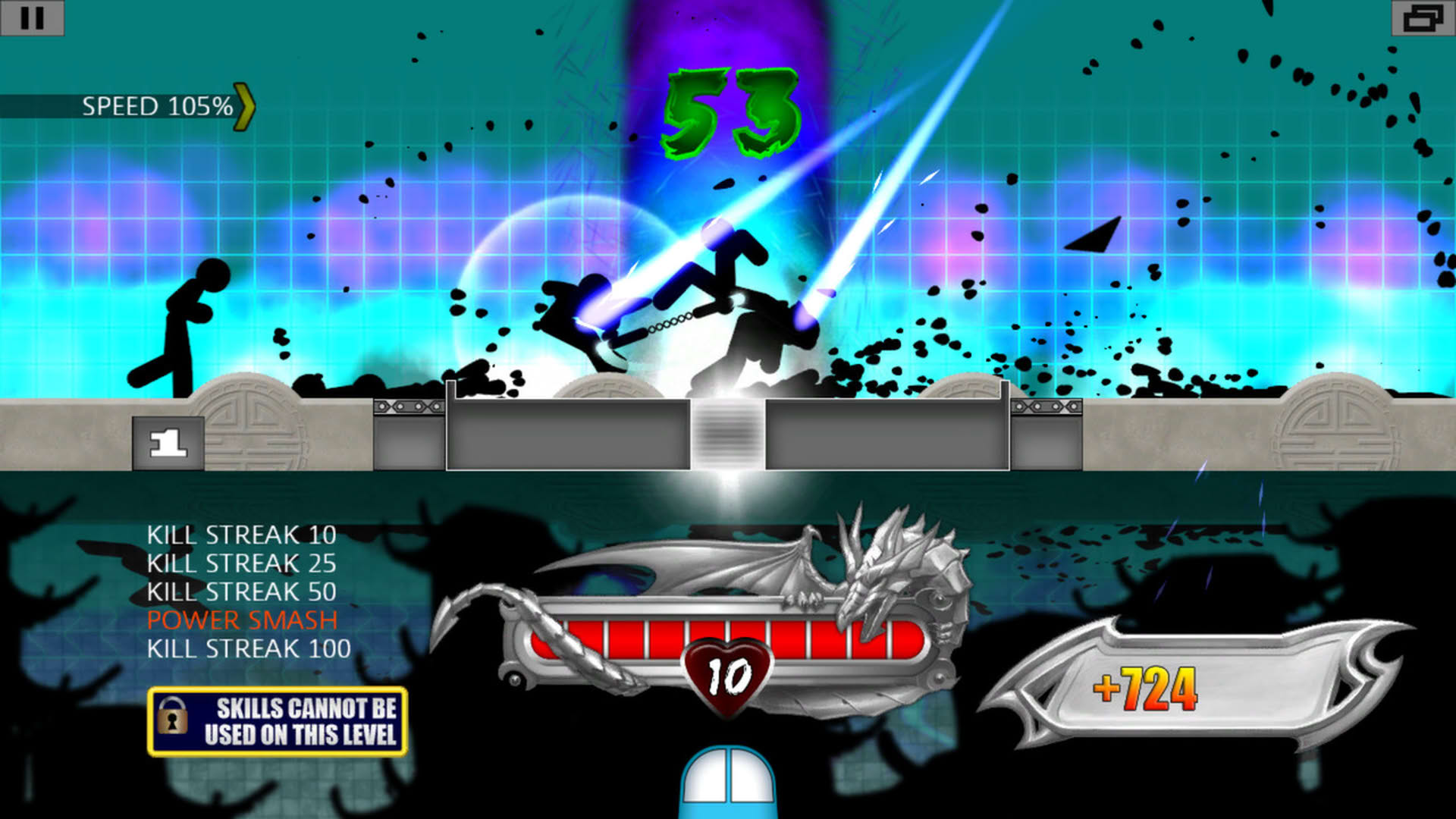 Screenshot for One Finger Death Punch