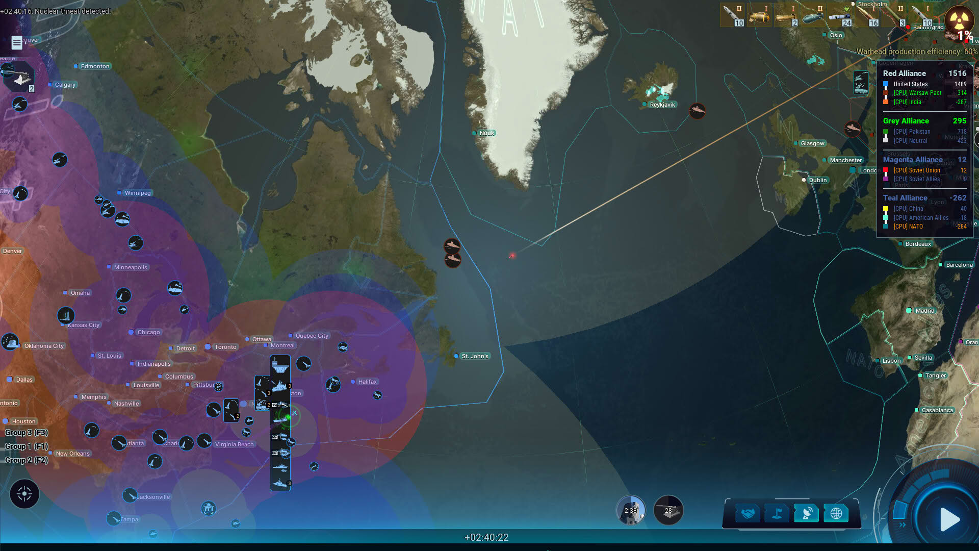 Screenshot for ICBM: Escalation