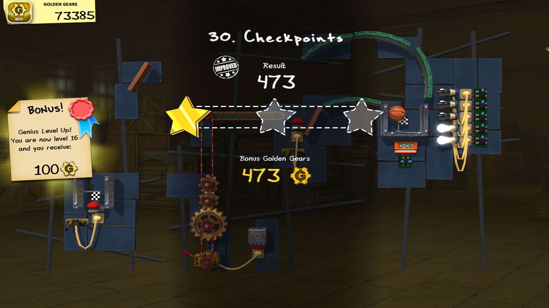Screenshot for Crazy Machines: Golden Gears
