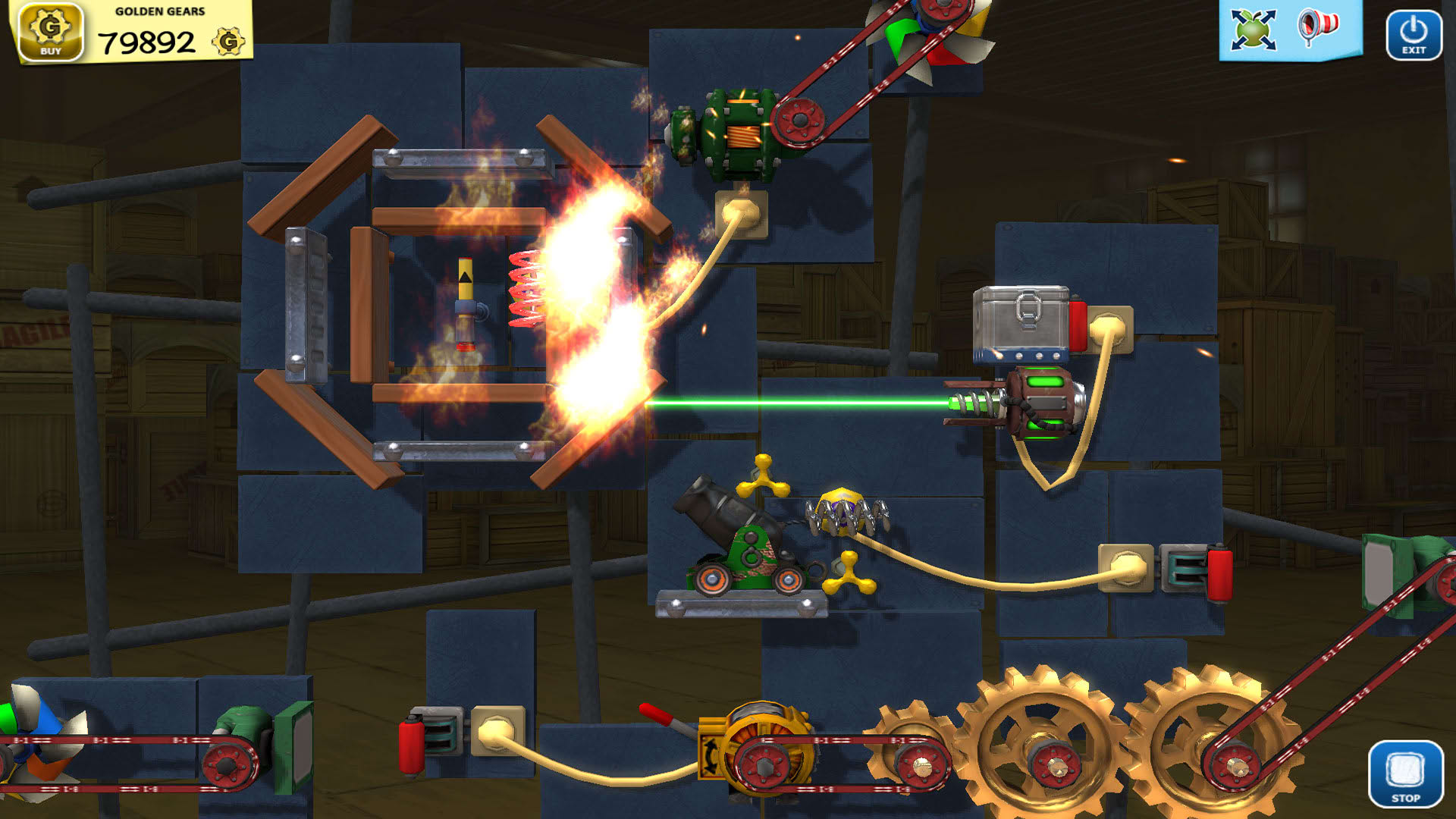 Screenshot for Crazy Machines: Golden Gears