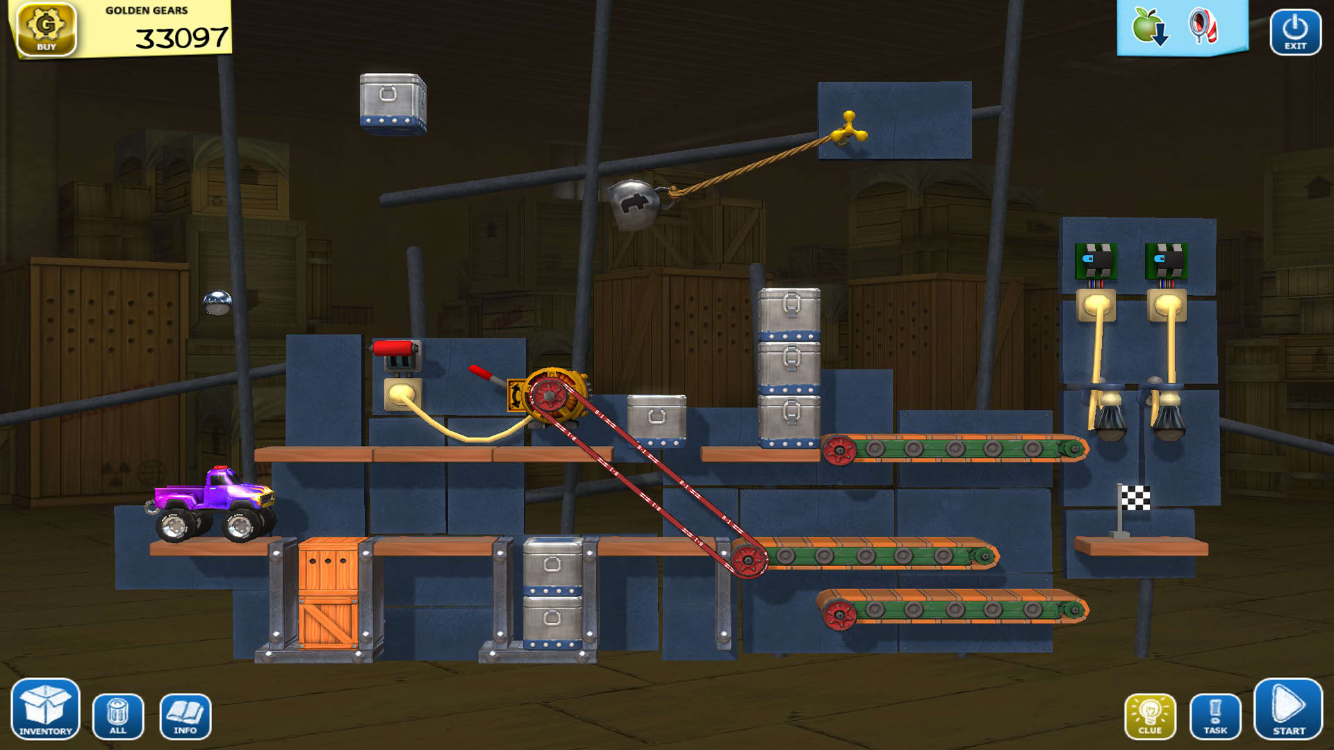 Screenshot for Crazy Machines: Golden Gears