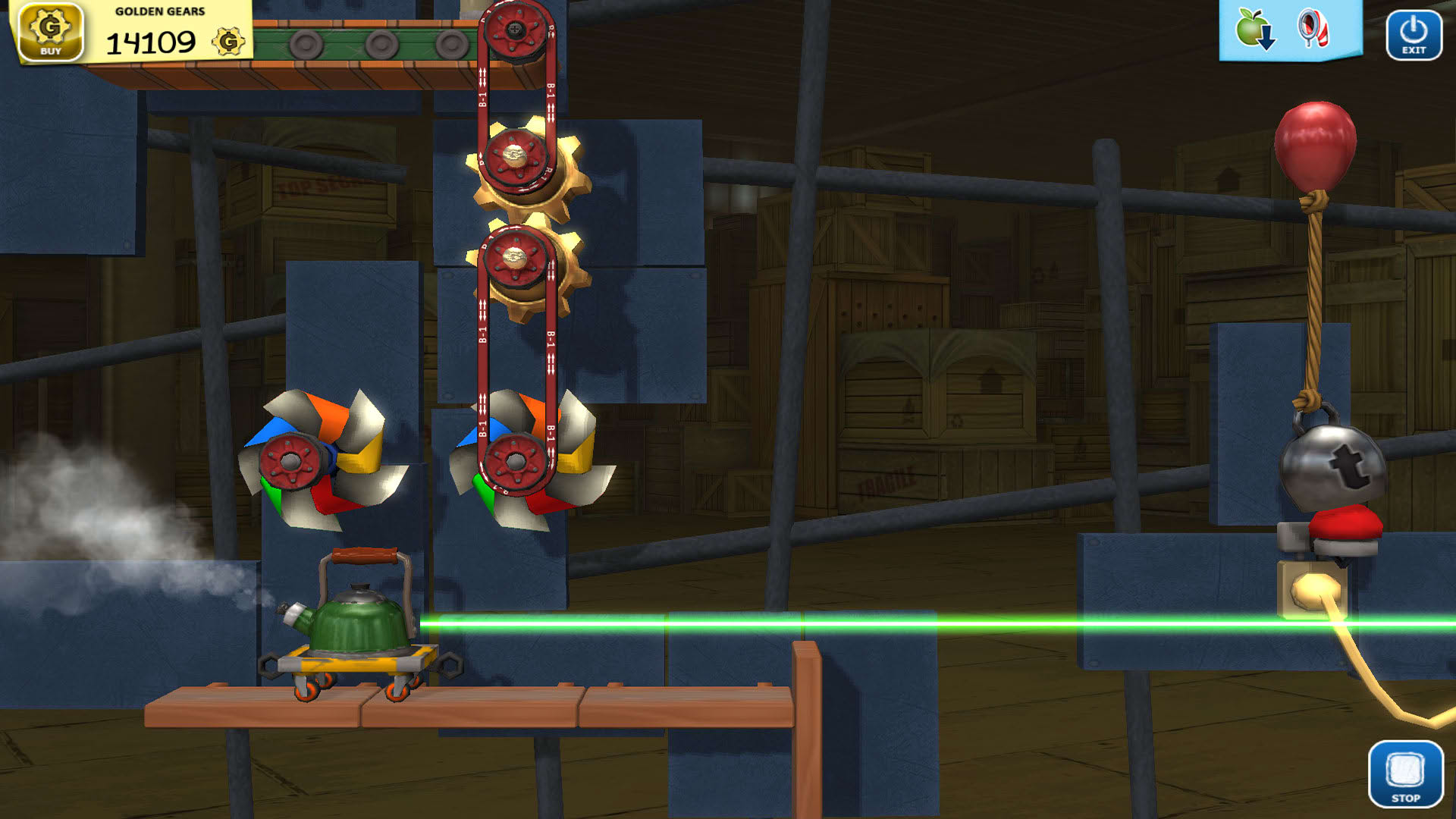 Screenshot for Crazy Machines: Golden Gears