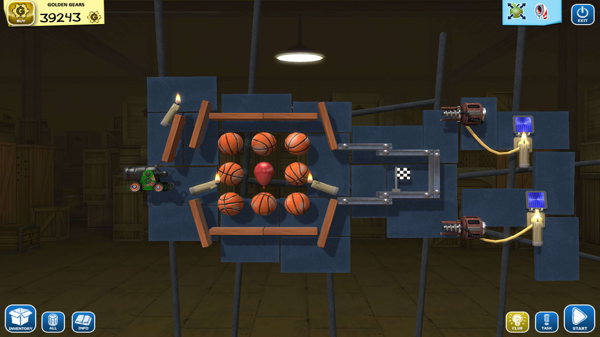 Screenshot for Crazy Machines: Golden Gears