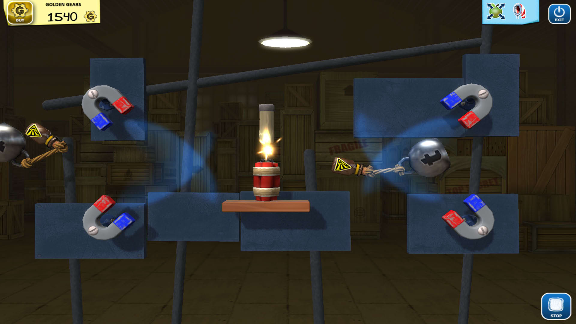 Screenshot for Crazy Machines: Golden Gears