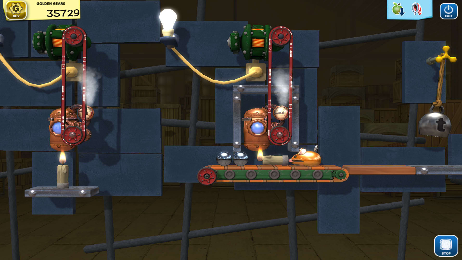 Screenshot for Crazy Machines: Golden Gears