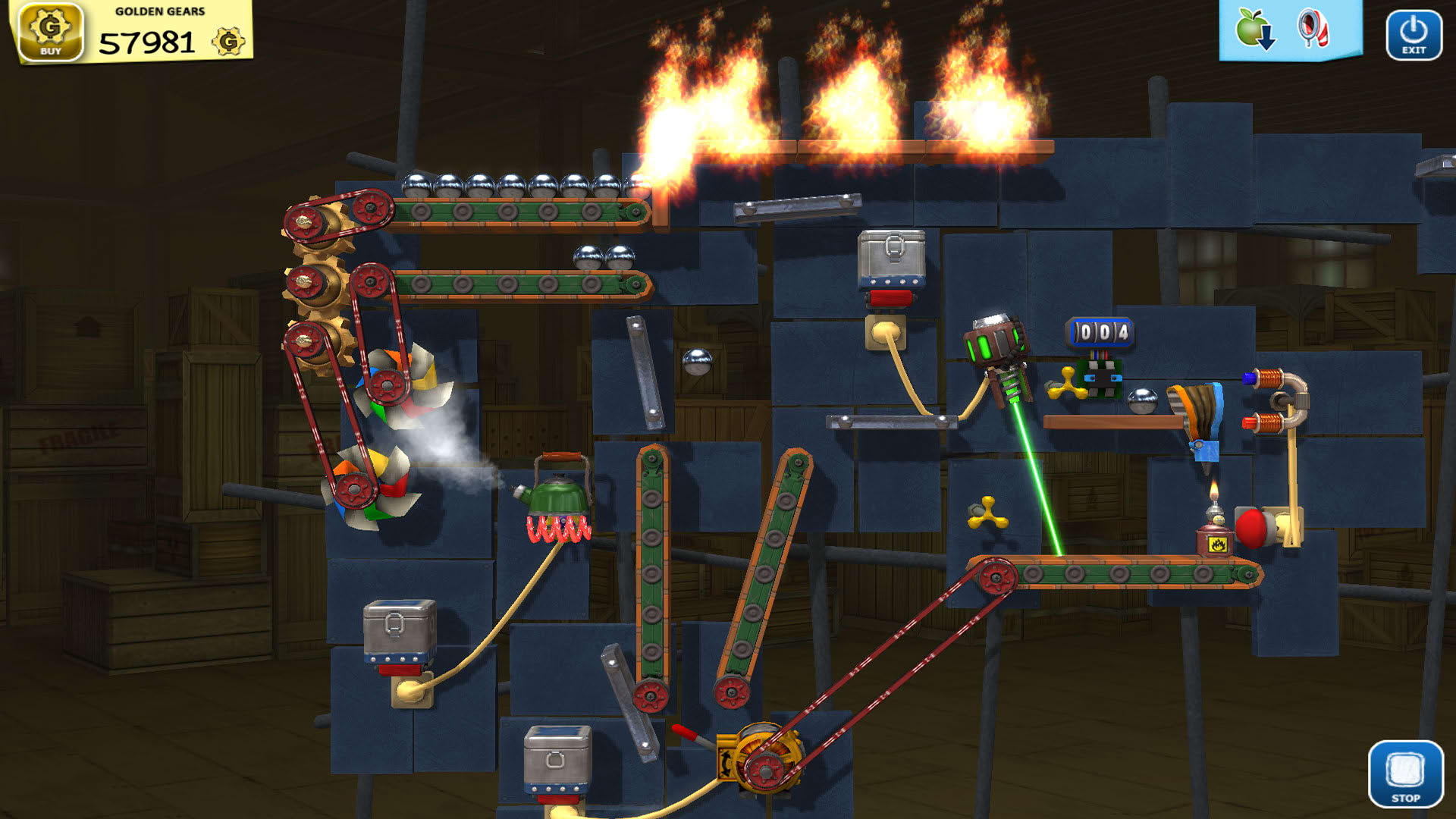 Screenshot for Crazy Machines: Golden Gears