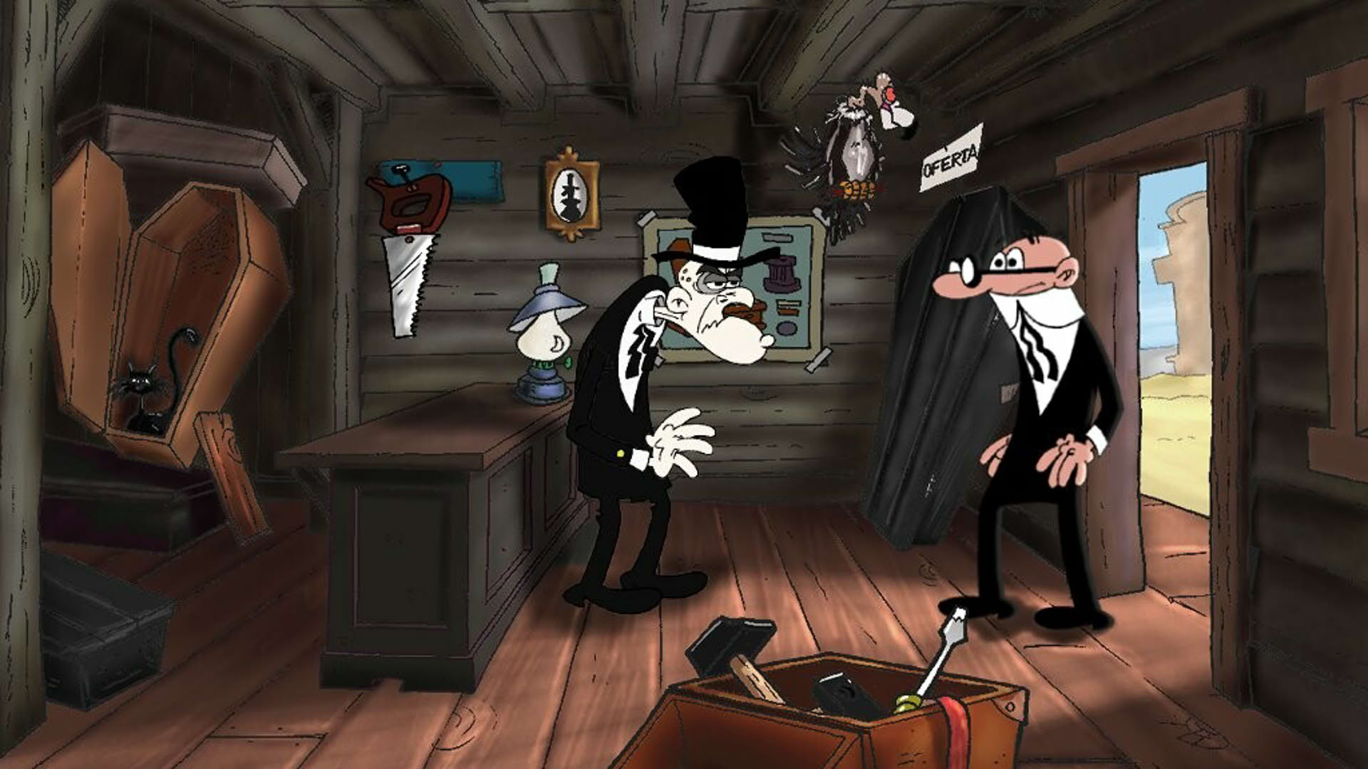 Screenshot for Mortadelo y Filemón: Dos Vaqueros Chapuceros
