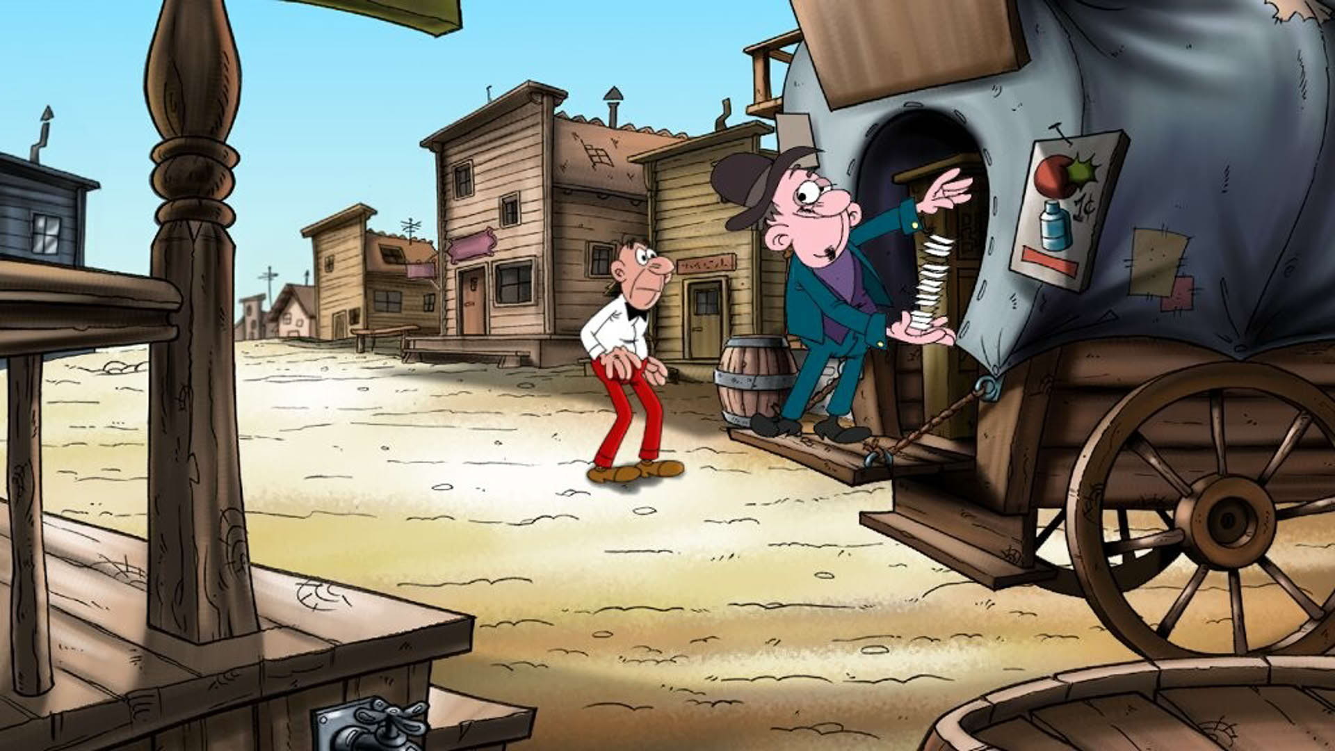 Screenshot for Mortadelo y Filemón: Dos Vaqueros Chapuceros