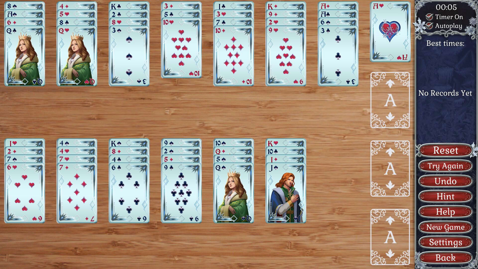 Screenshot for Jewel Match Solitaire Winterscapes 2: Collector's Edition