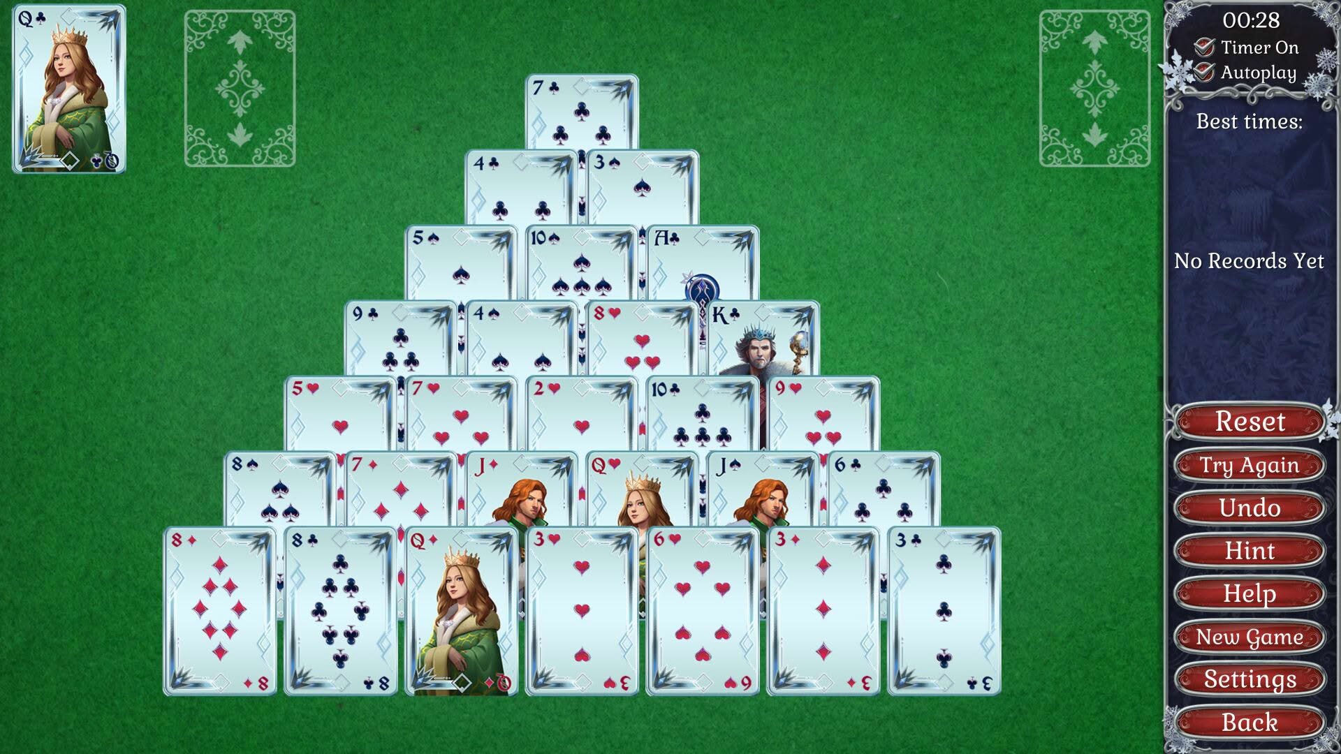Screenshot for Jewel Match Solitaire Winterscapes 2: Collector's Edition