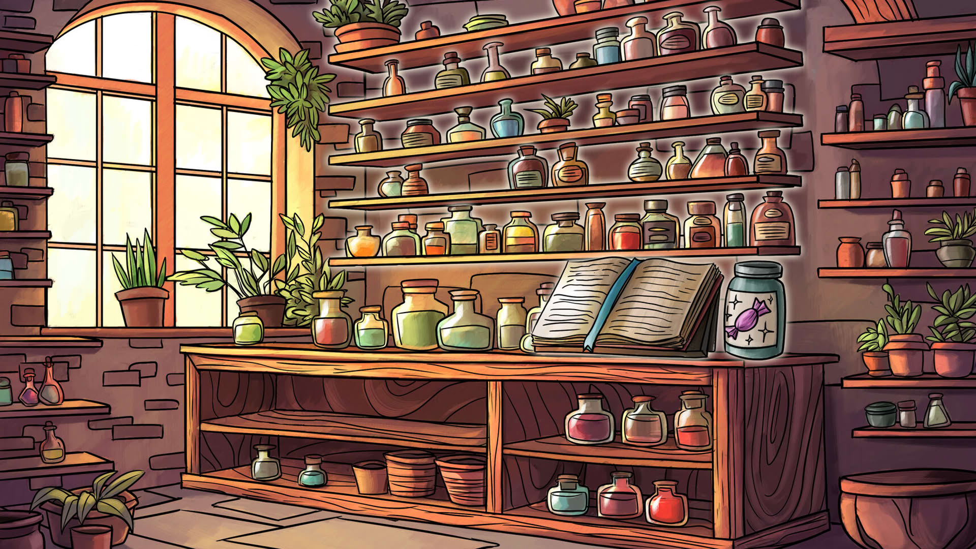 Screenshot for Suzan's Potion Workshop