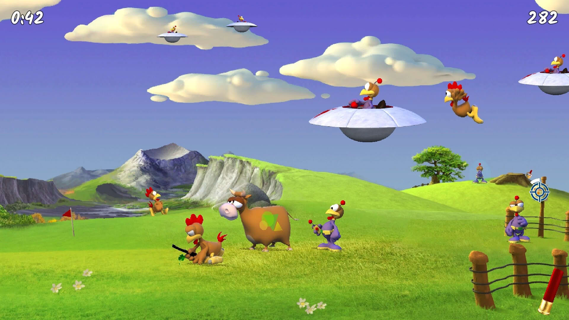 Screenshot for Crazy Chicken: Invasion