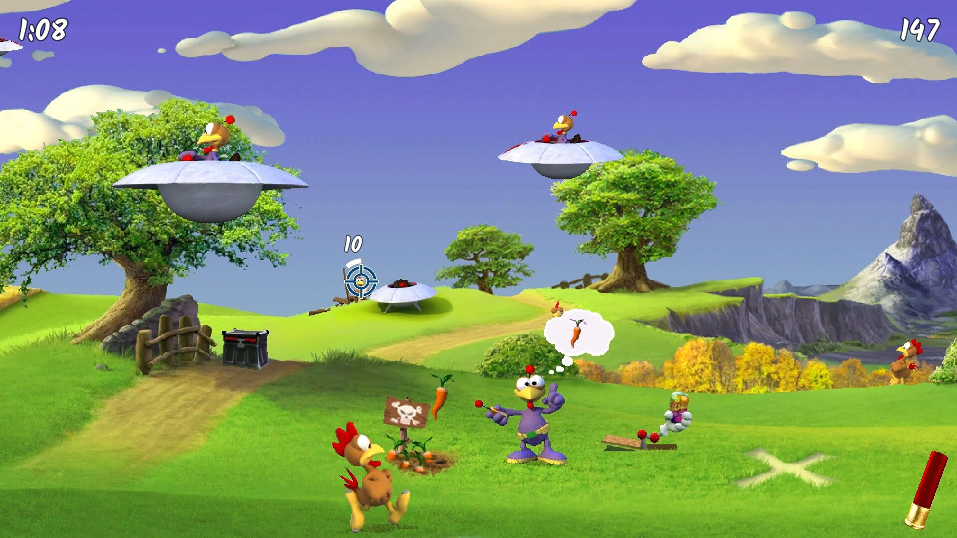 Screenshot for Crazy Chicken: Invasion