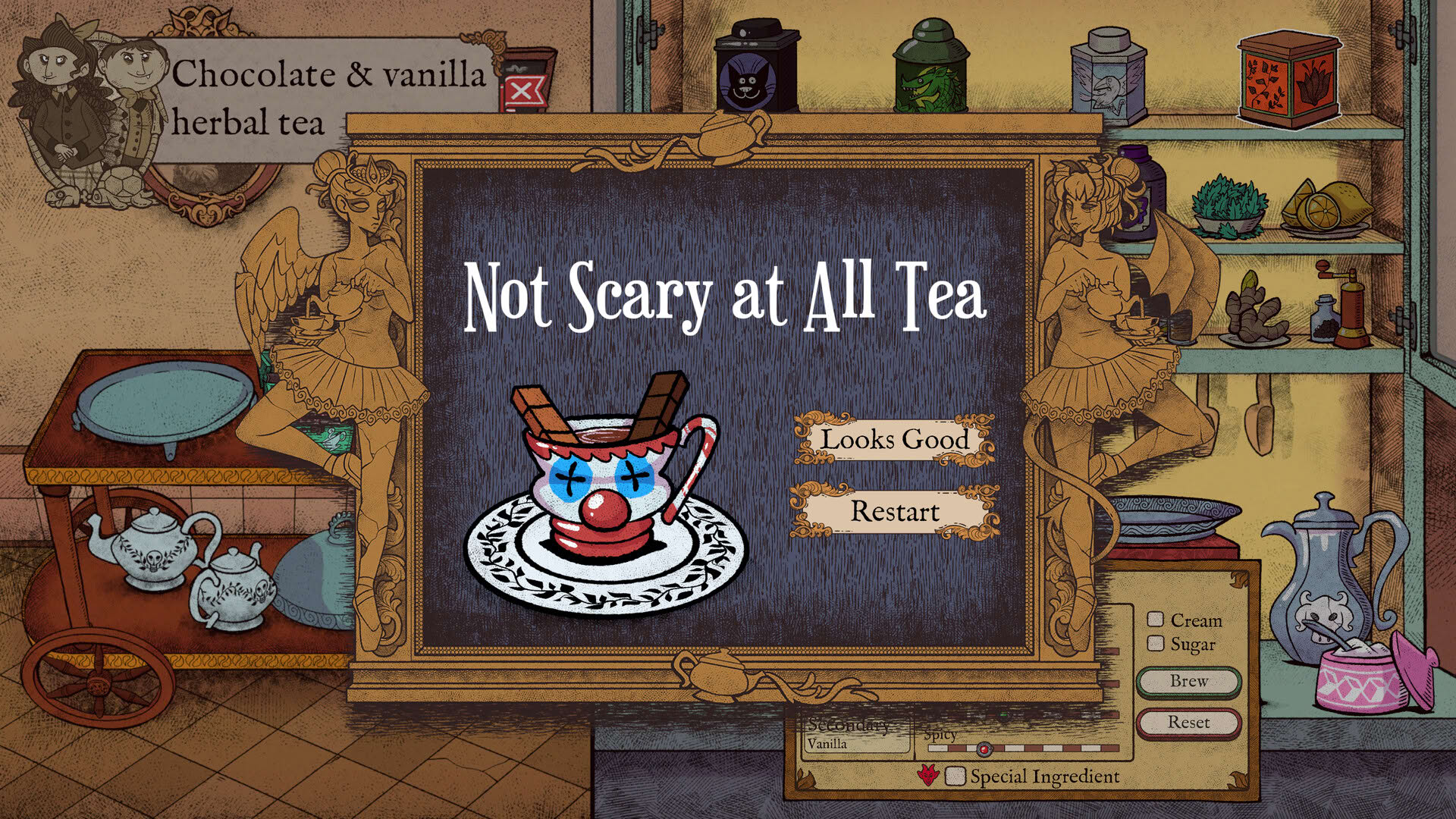 Screenshot for Tearoom of Terror