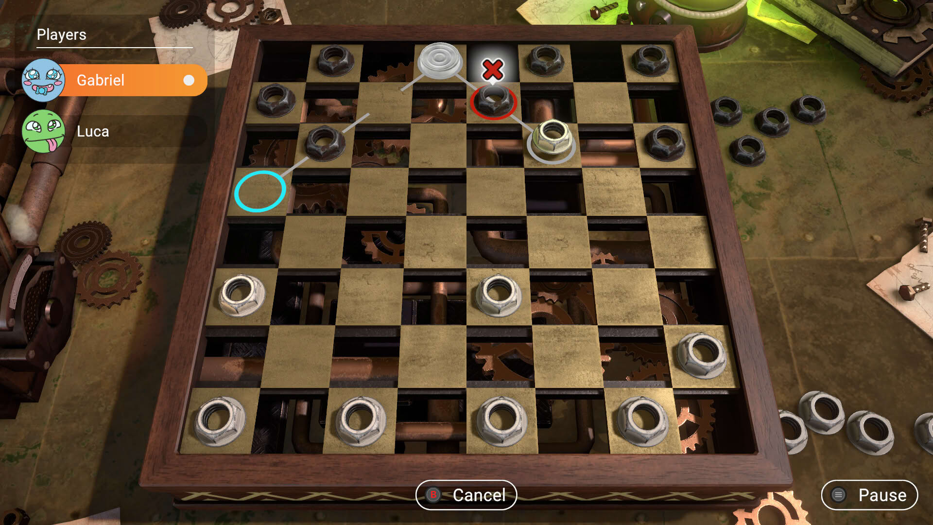 Screenshot for 3in1 Game Collection: Backgammon + Checkers + Mills