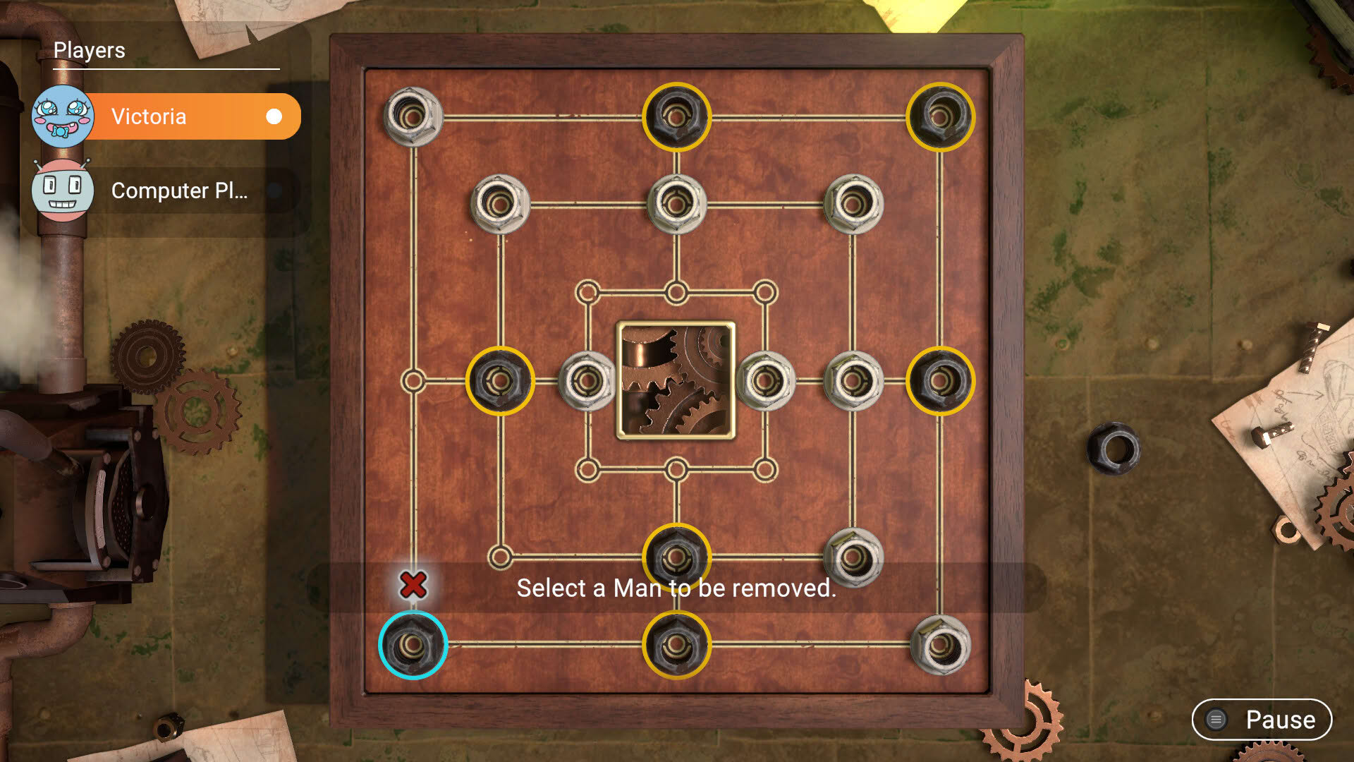 Screenshot for 3in1 Game Collection: Backgammon + Checkers + Mills