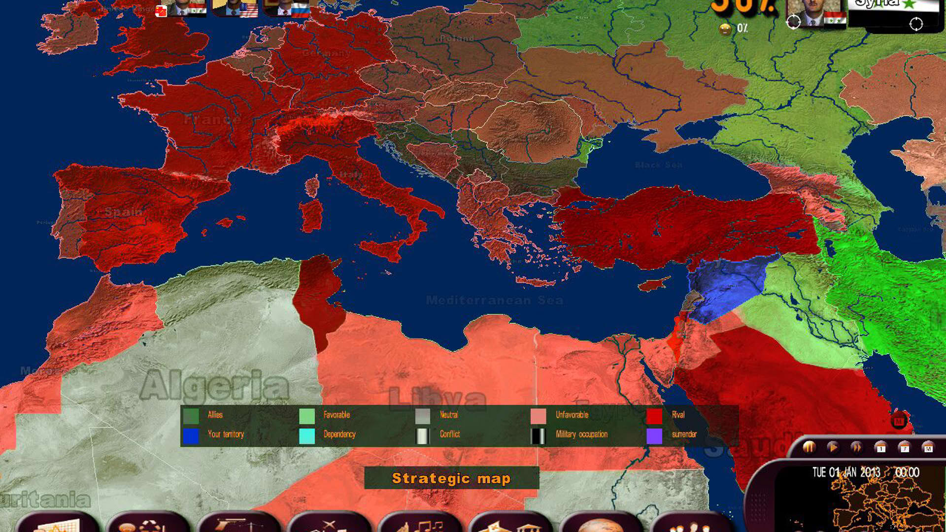 Screenshot for Masters of the World: Geopolitical Simulator 3