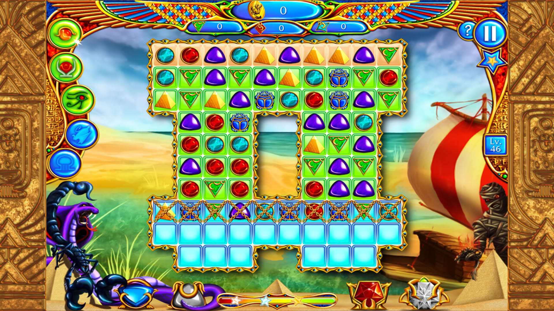 Screenshot for Legend of Egypt: Jewels of the Gods