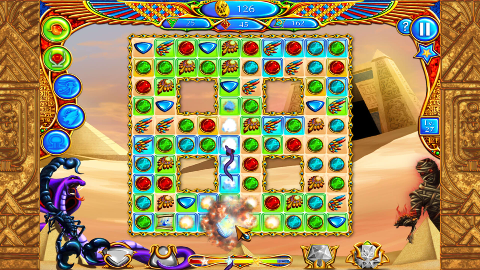 Screenshot for Legend of Egypt: Jewels of the Gods