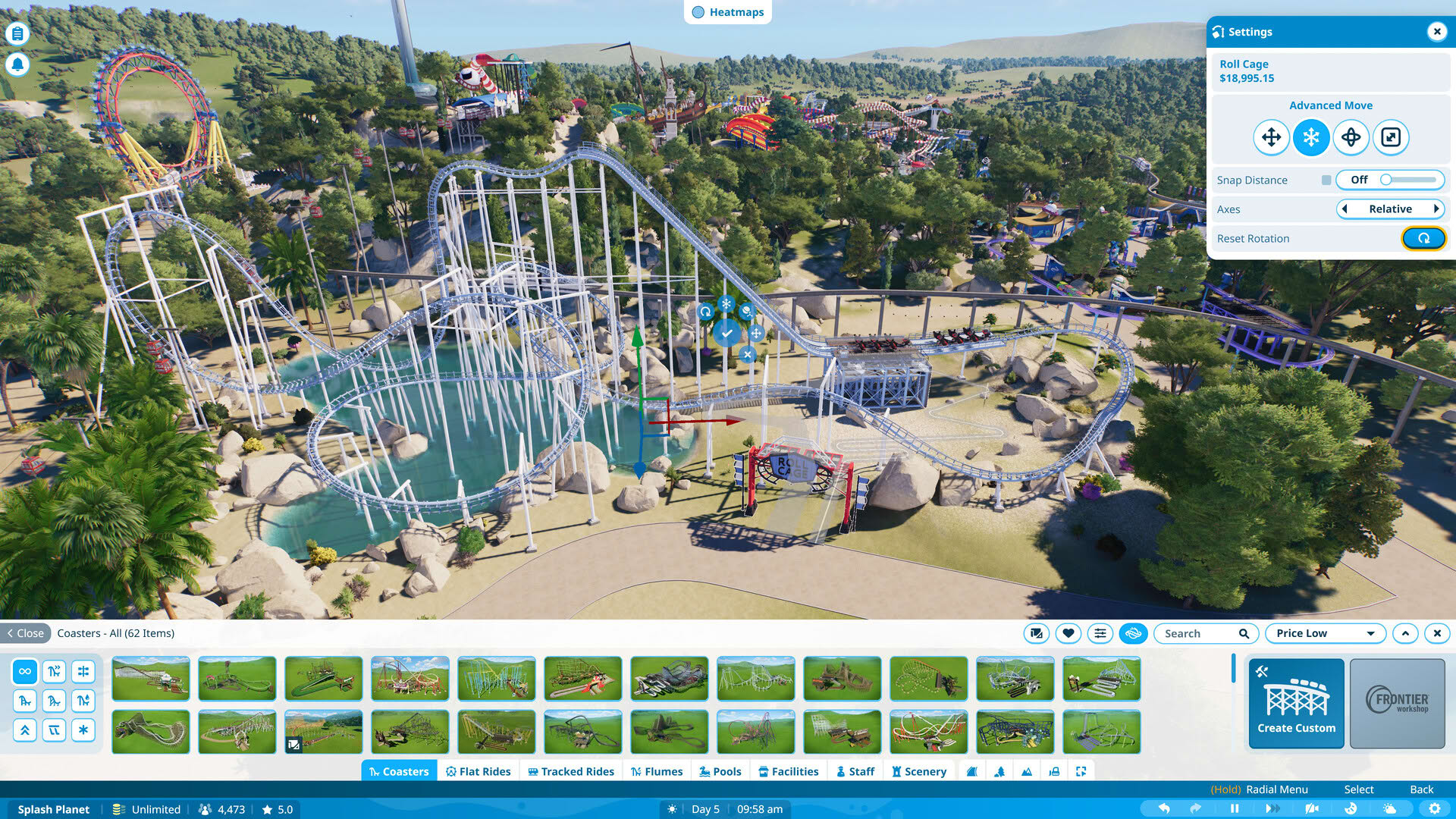 Screenshot for Planet Coaster 2
