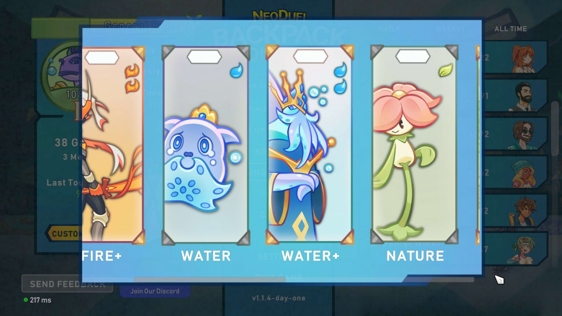 Screenshot for NeoDuel: Backpack Monsters