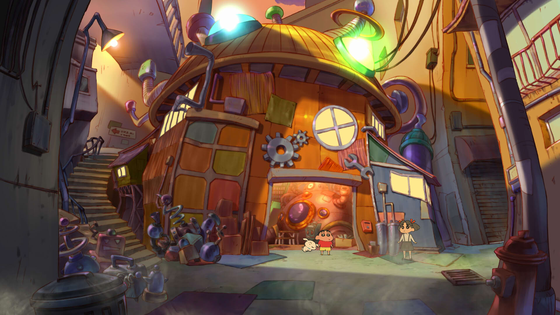 Screenshot for Shin-chan: Shiro and the Coal Town