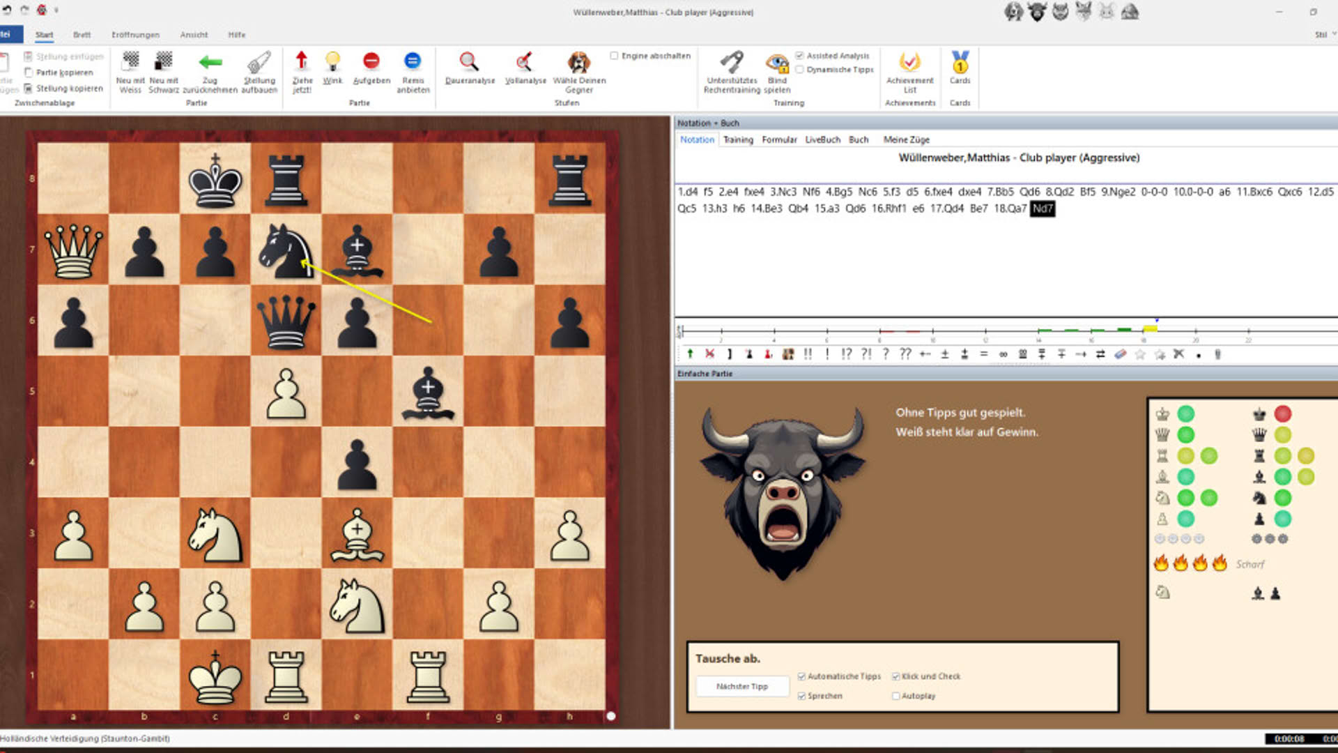 Screenshot for Fritz 19: Steam Edition
