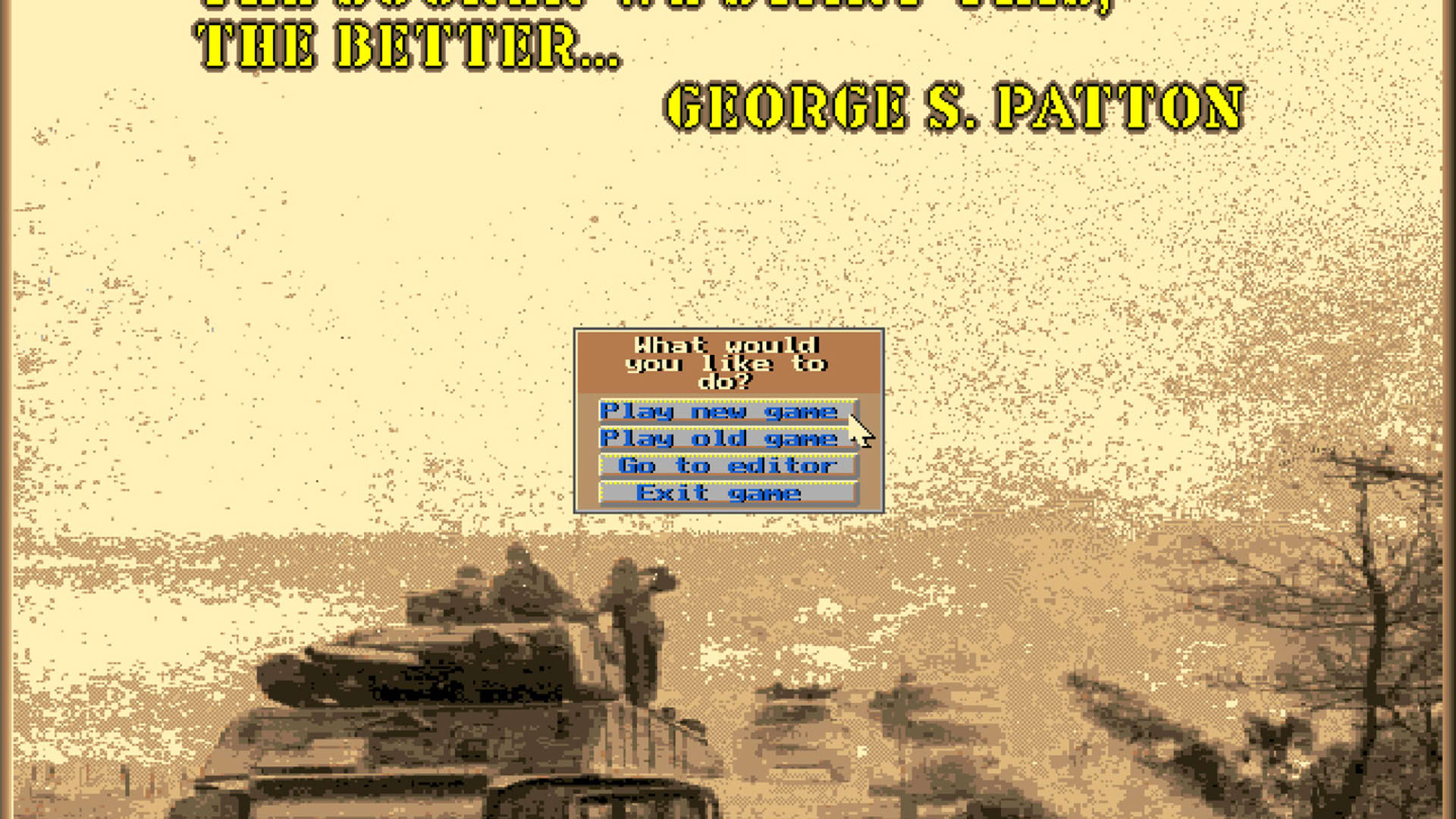 Screenshot for Wargame Construction Set II: Tanks!