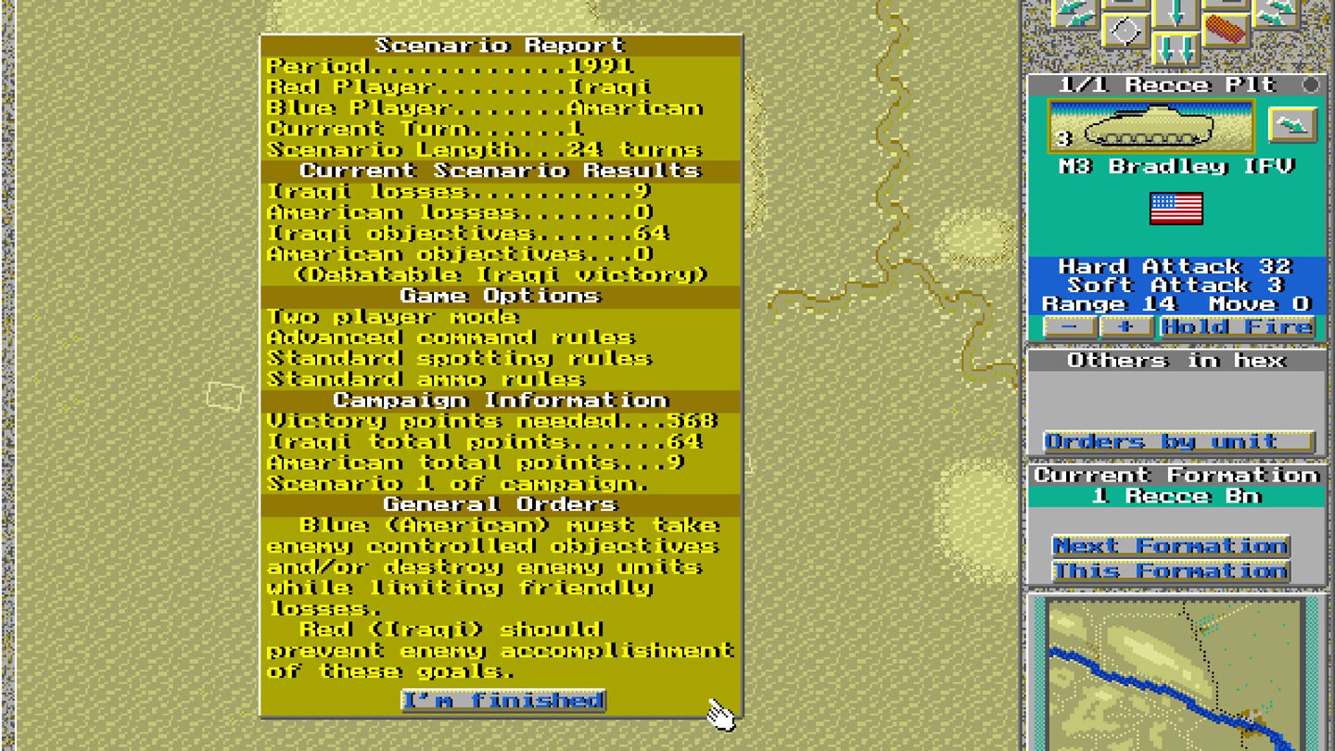 Screenshot for Wargame Construction Set II: Tanks!