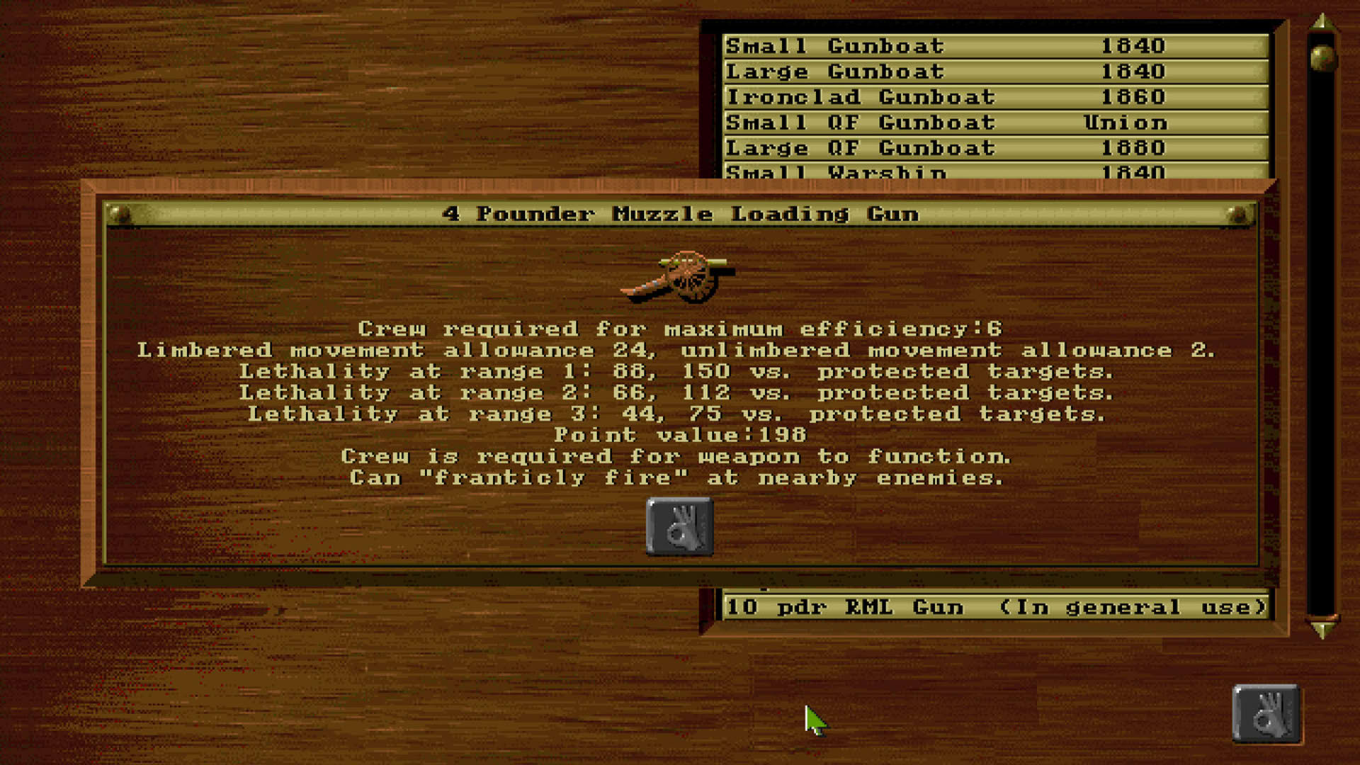Screenshot for Wargame Construction Set III: Age of Rifles 1846-1905