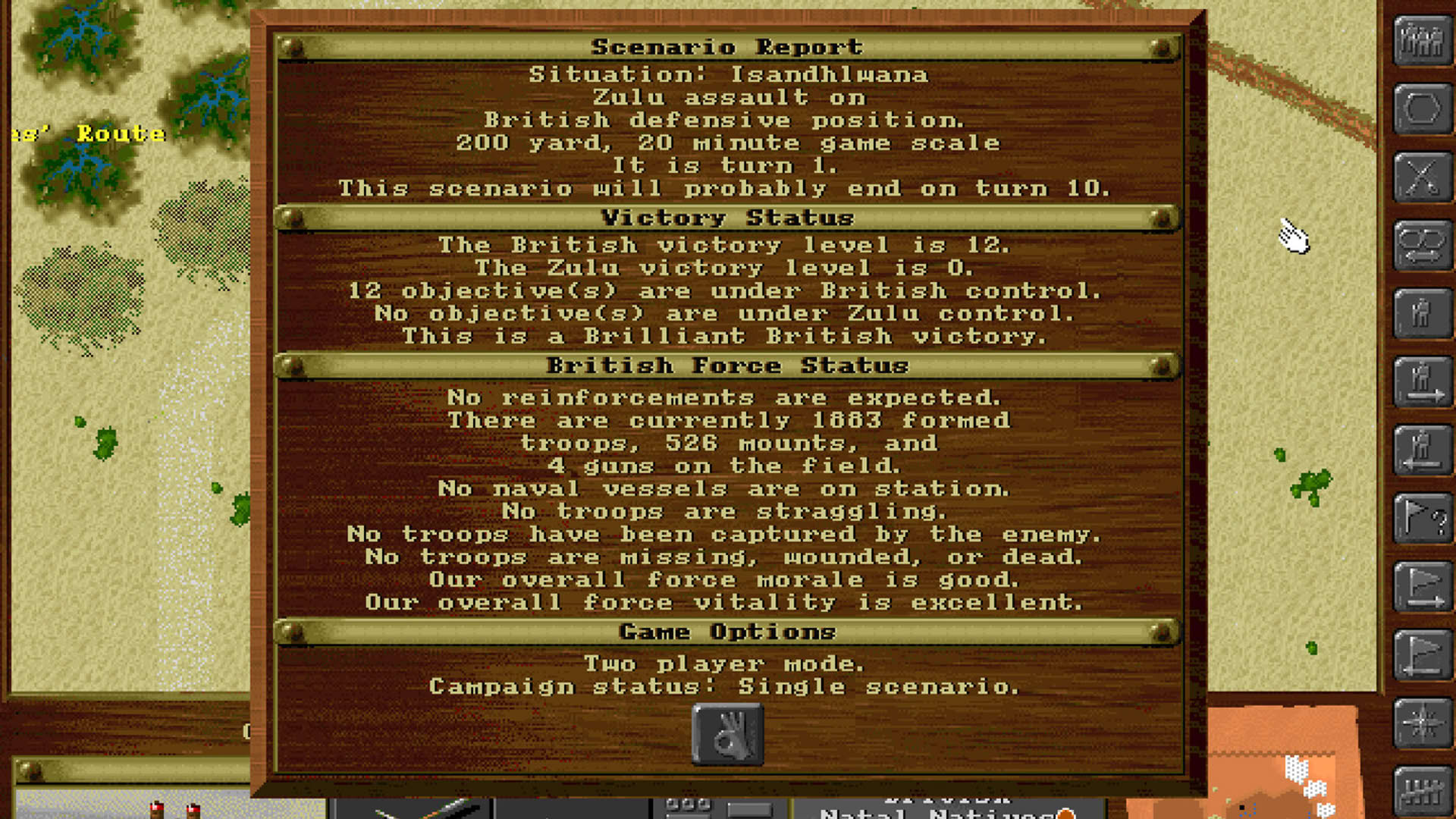 Screenshot for Wargame Construction Set III: Age of Rifles 1846-1905